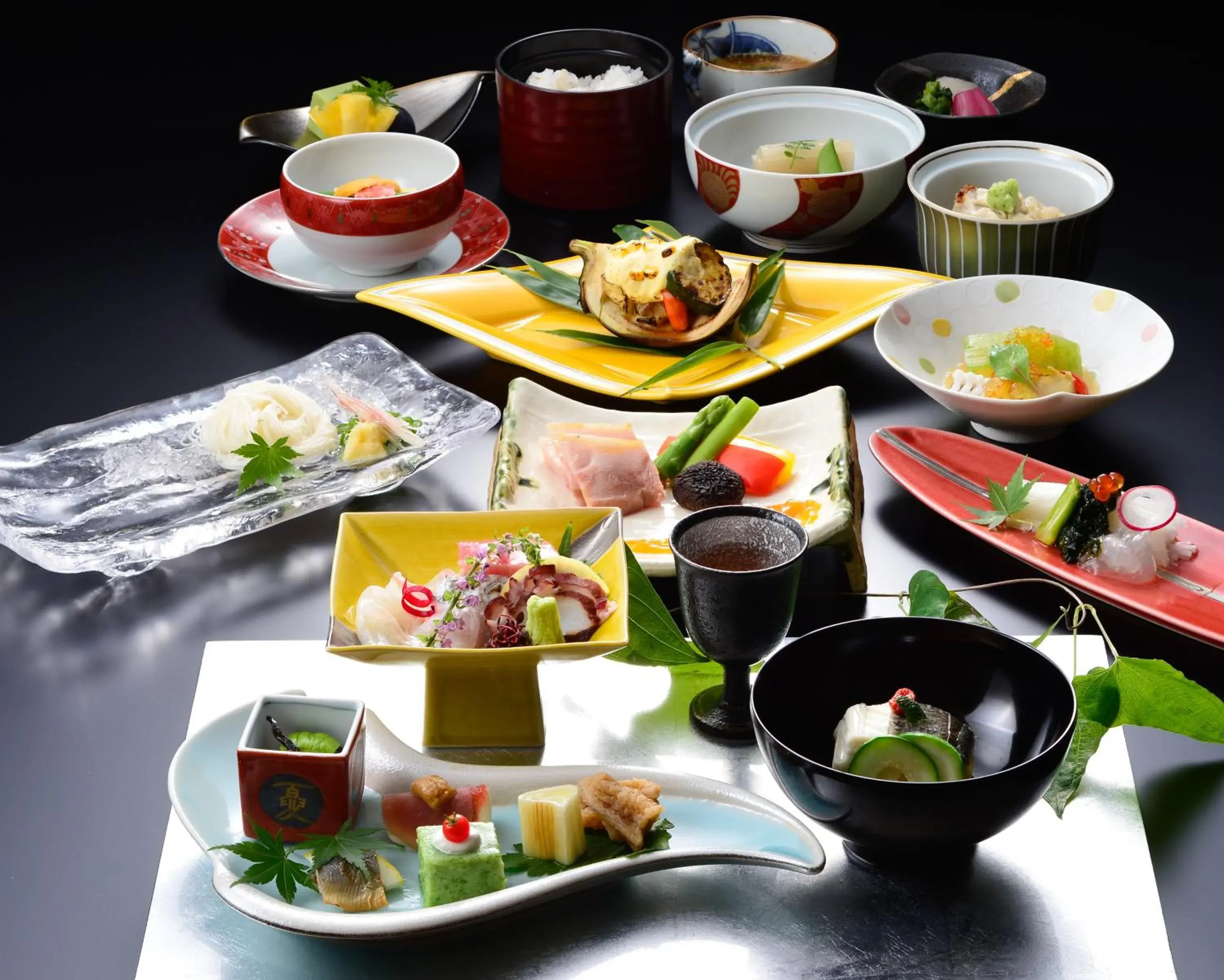 Food close-up in Hakone Onsen Ryokan Yaeikan Food close-up in Hakone Onsen Ryokan Yaeikan