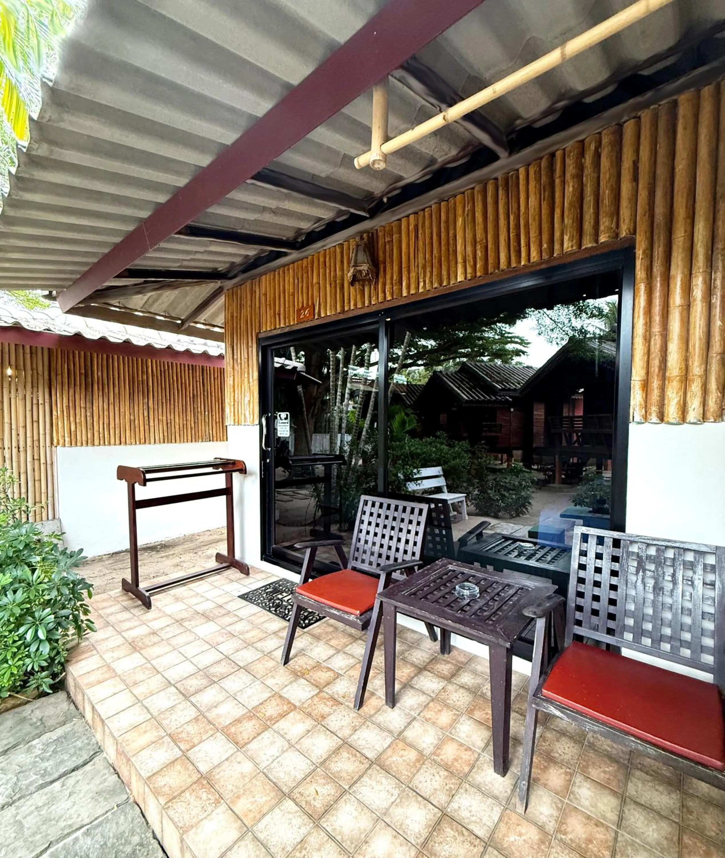 Patio in Sabaii Bay Resort