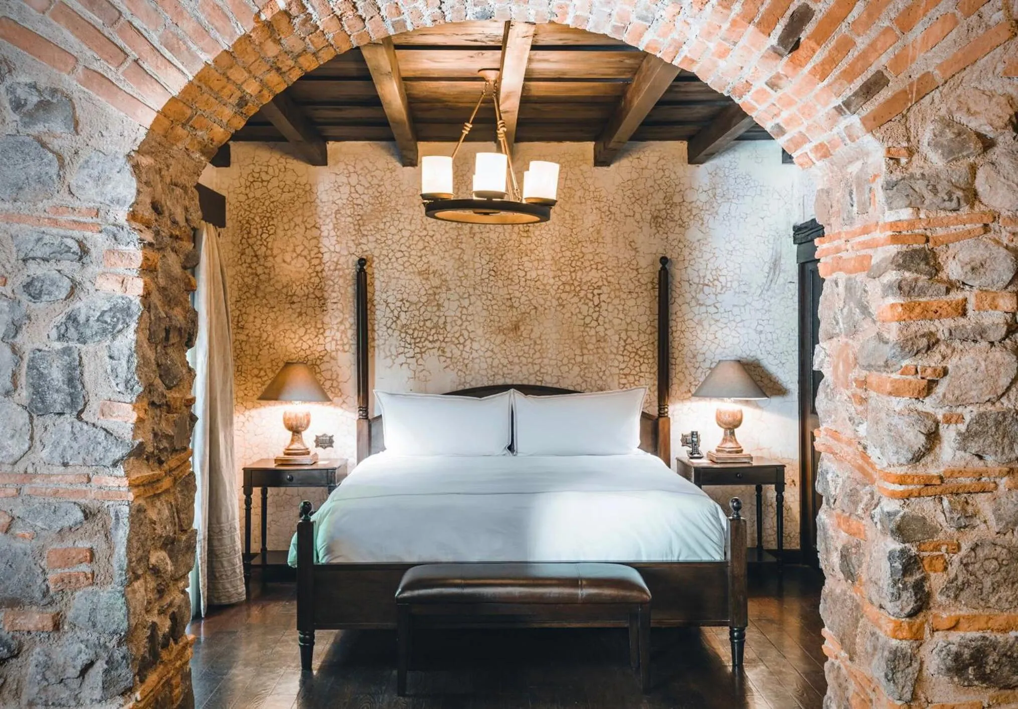 Bed in El Convento Boutique Hotel