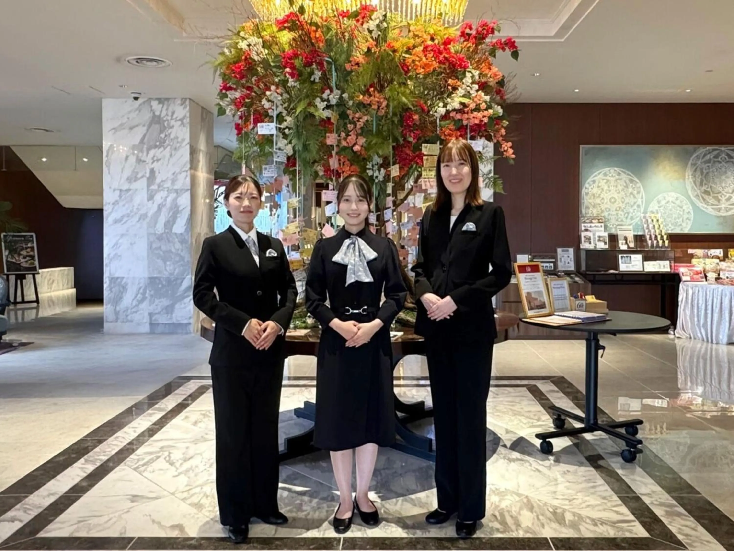 Staff in Takamatsu Kokusai Hotel