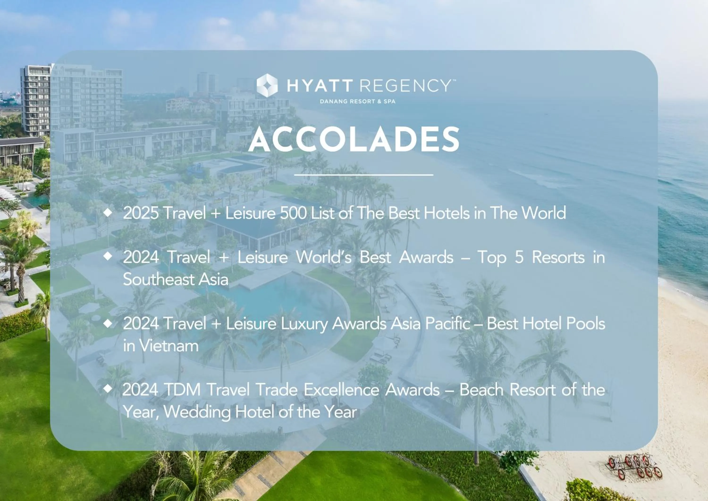 Certificate/Award in Hyatt Regency Danang Resort and Spa