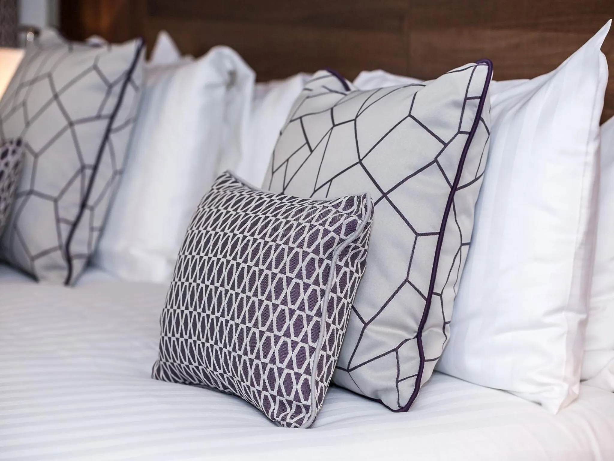 Decorative detail, Bed in The Melbreak Hotel