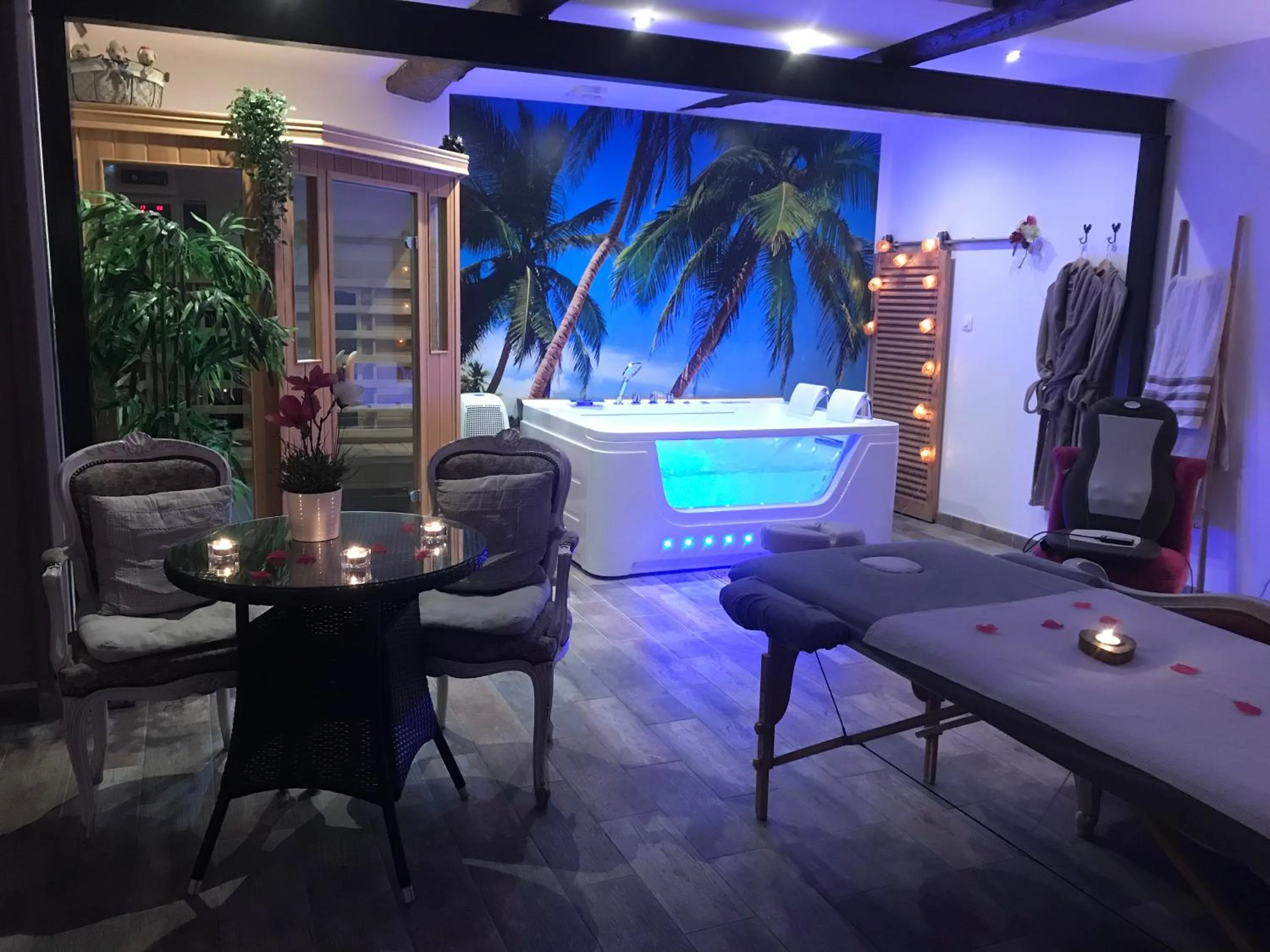 Le Mas Romantique avec Jacuzzi et Sauna privé