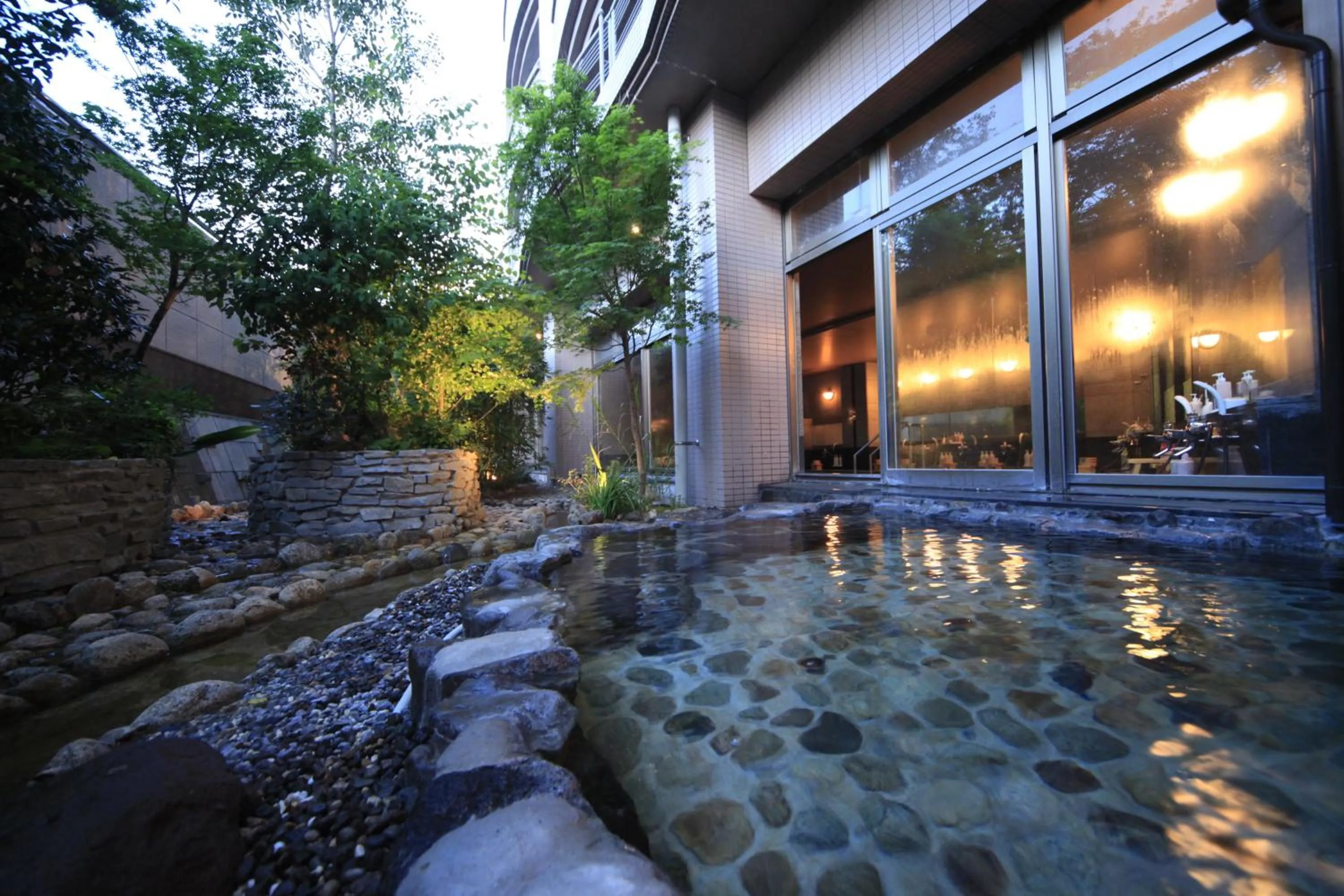 Hot Spring Bath in Hotel Kasuien