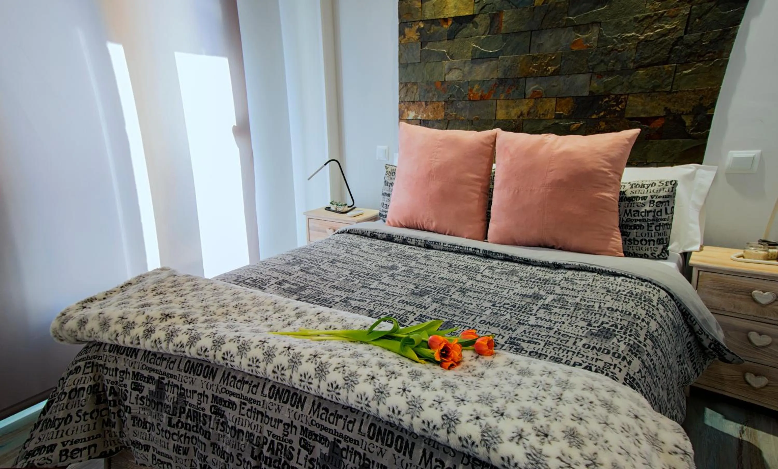 Bedroom, Bed in T-Homes - Cuenca