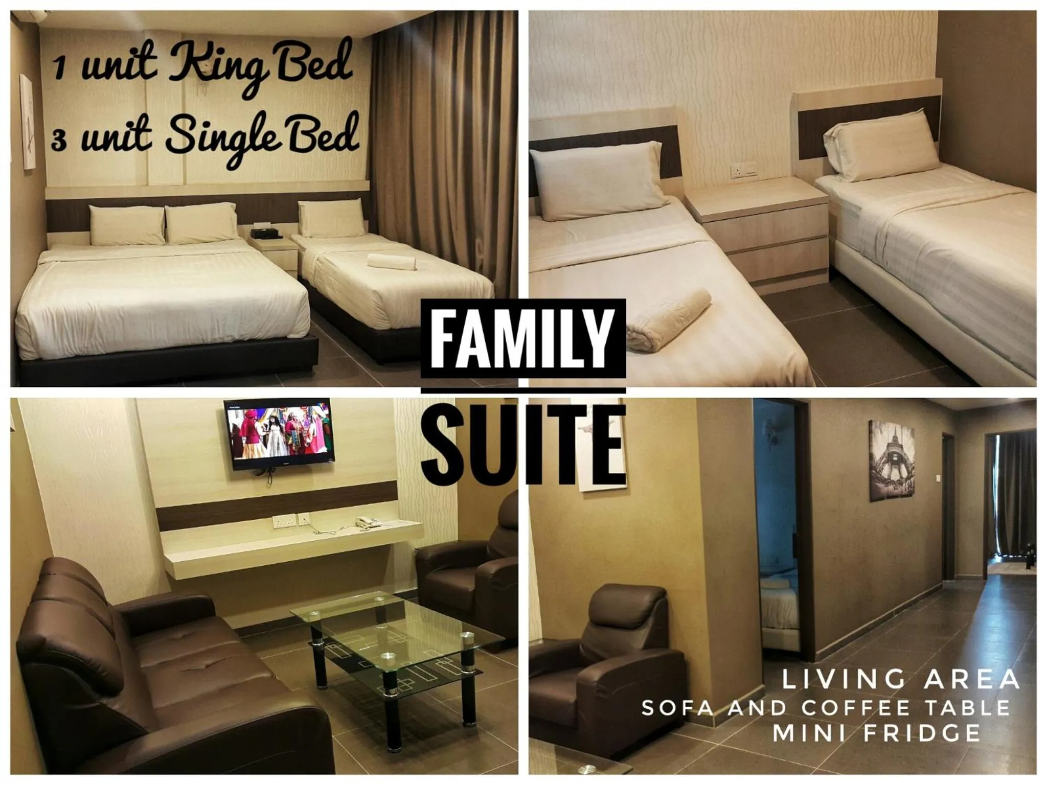 Bed in Kampar Boutique Hotel (Kampar Sentral)