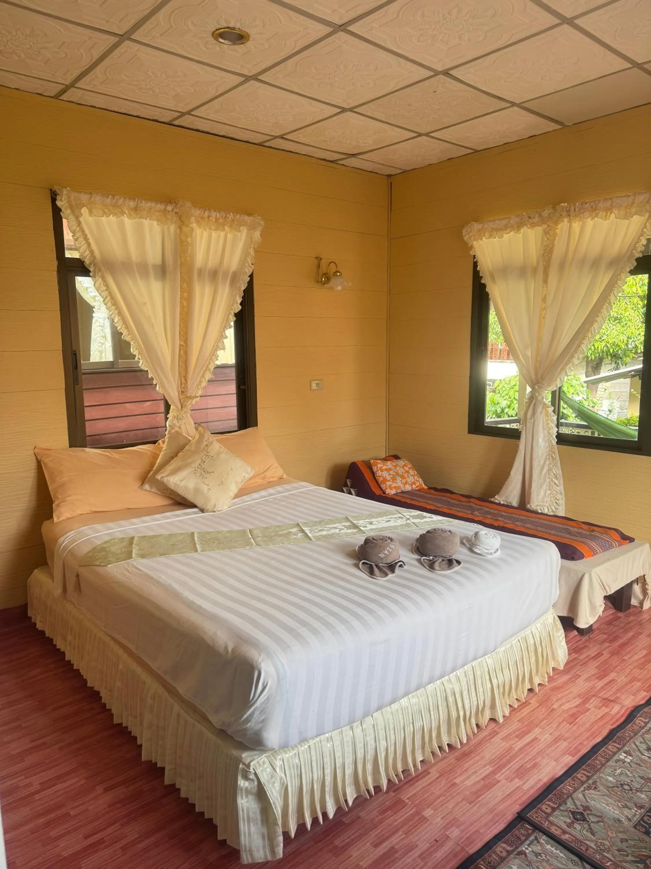 Bed in Starlight Haadrin Resort