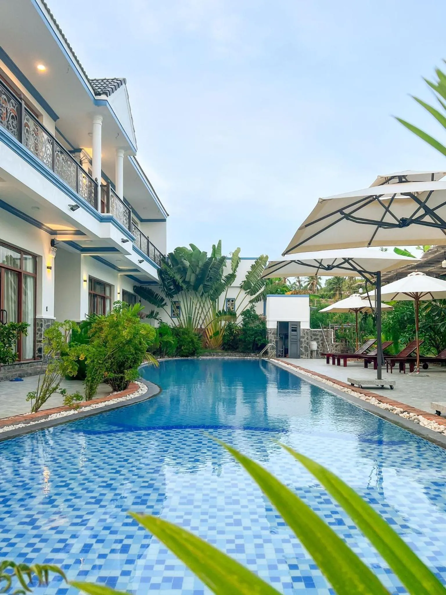 Swimming pool in Gia An Hung Guest House