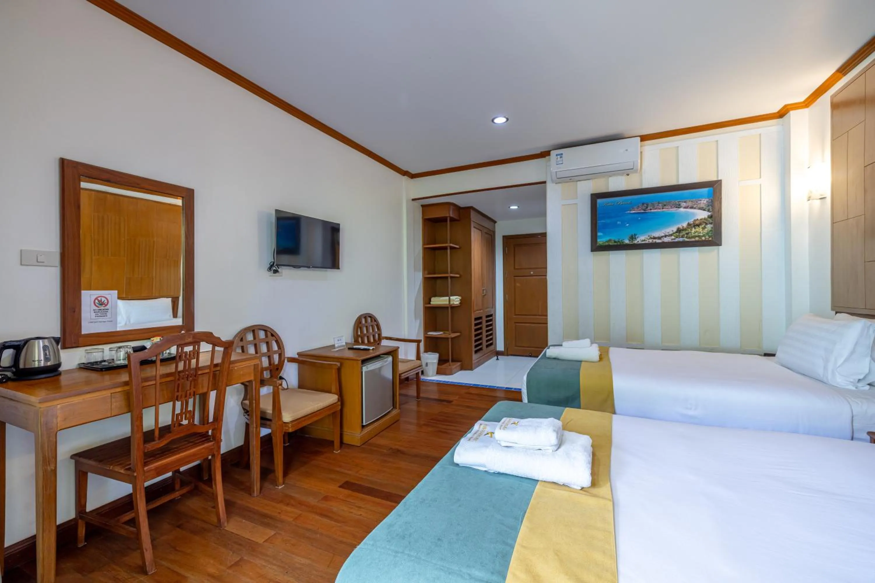 Bed in Phuket Meet Holiday Hotel-Rawai 普吉岛相遇花园度假酒店-拉威店