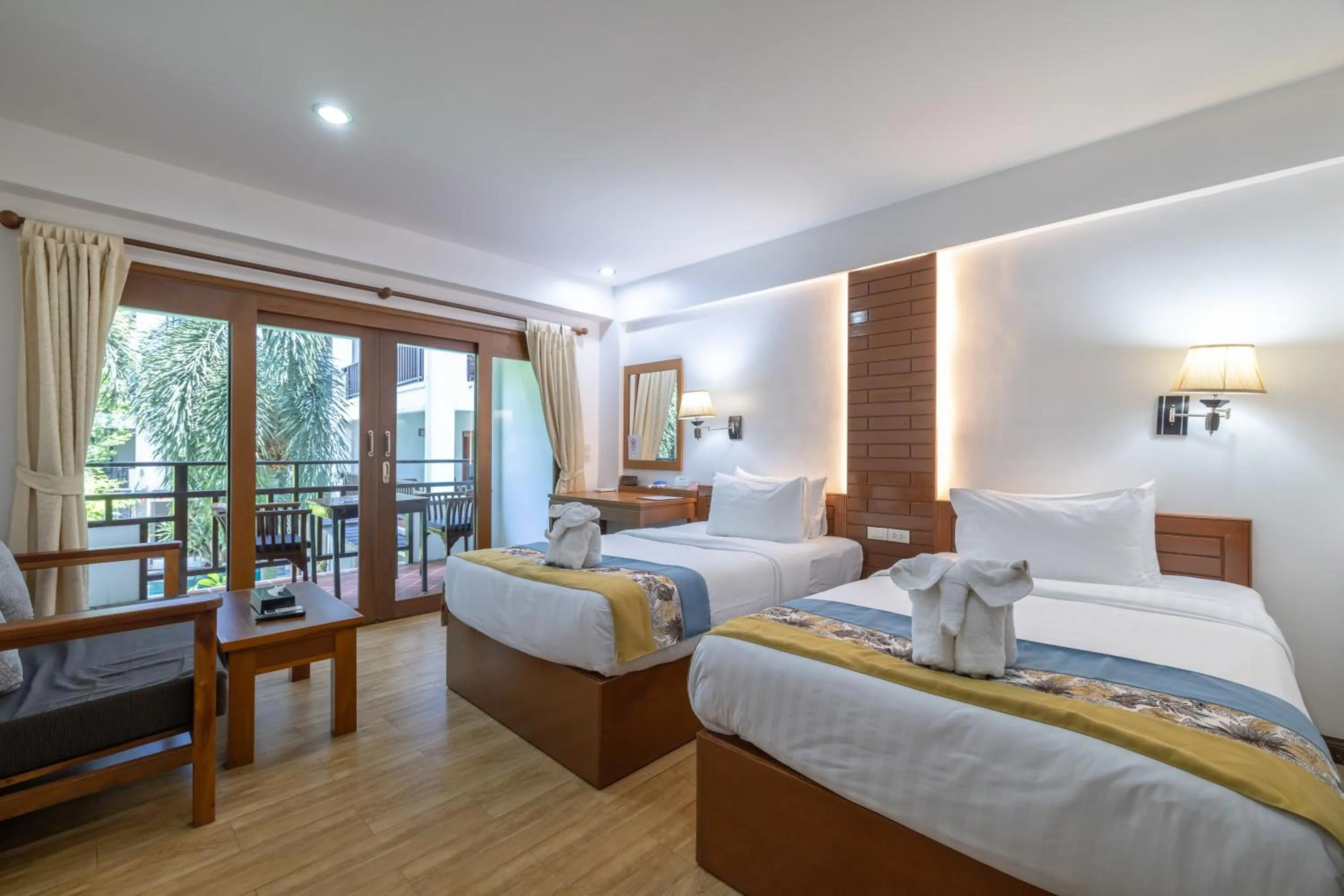 Bed in Phuket Meet Holiday Hotel-Rawai 普吉岛相遇花园度假酒店-拉威店