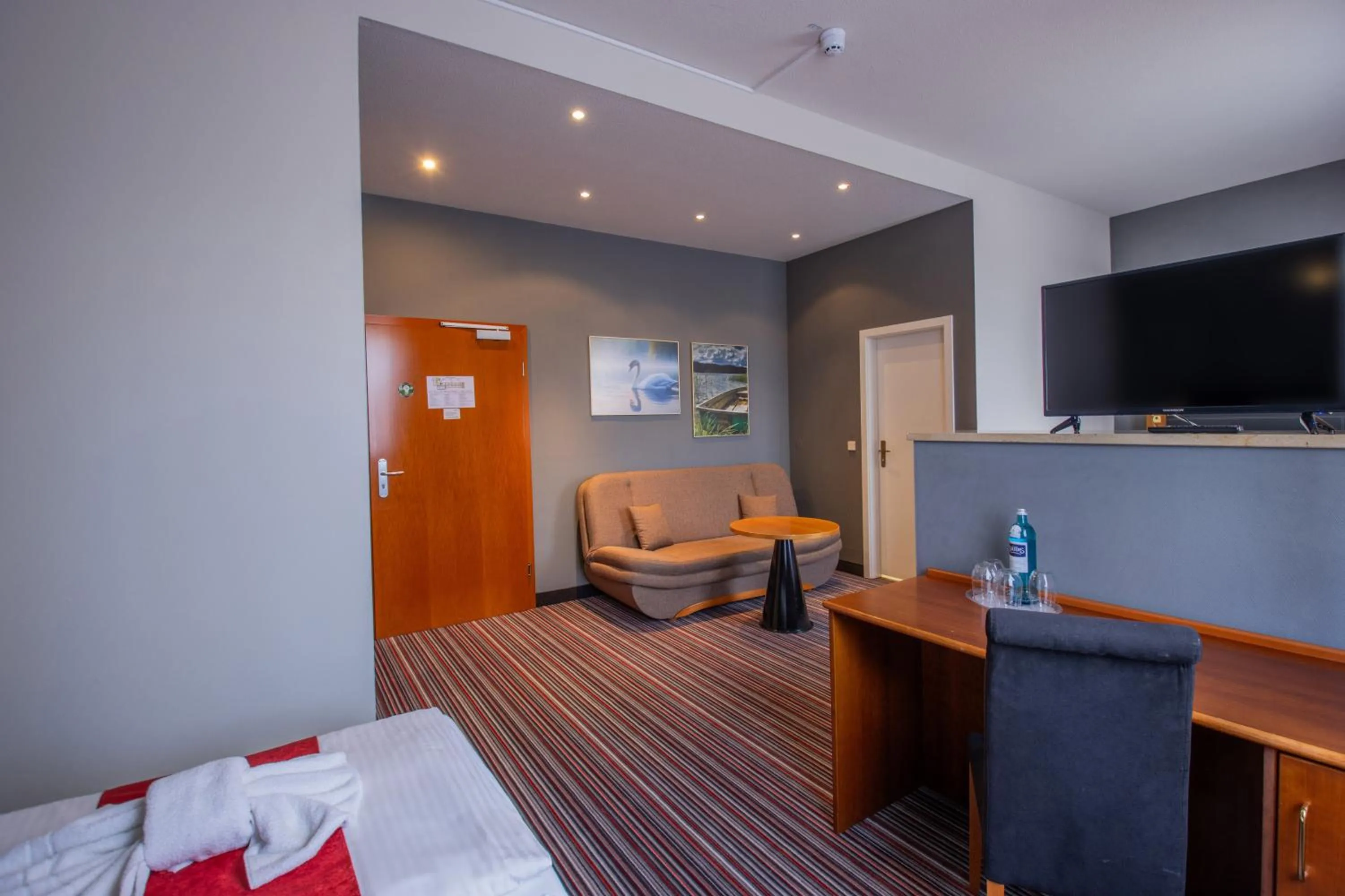 Photo of the whole room, Bed in Seehotel Brandenburg an der Havel