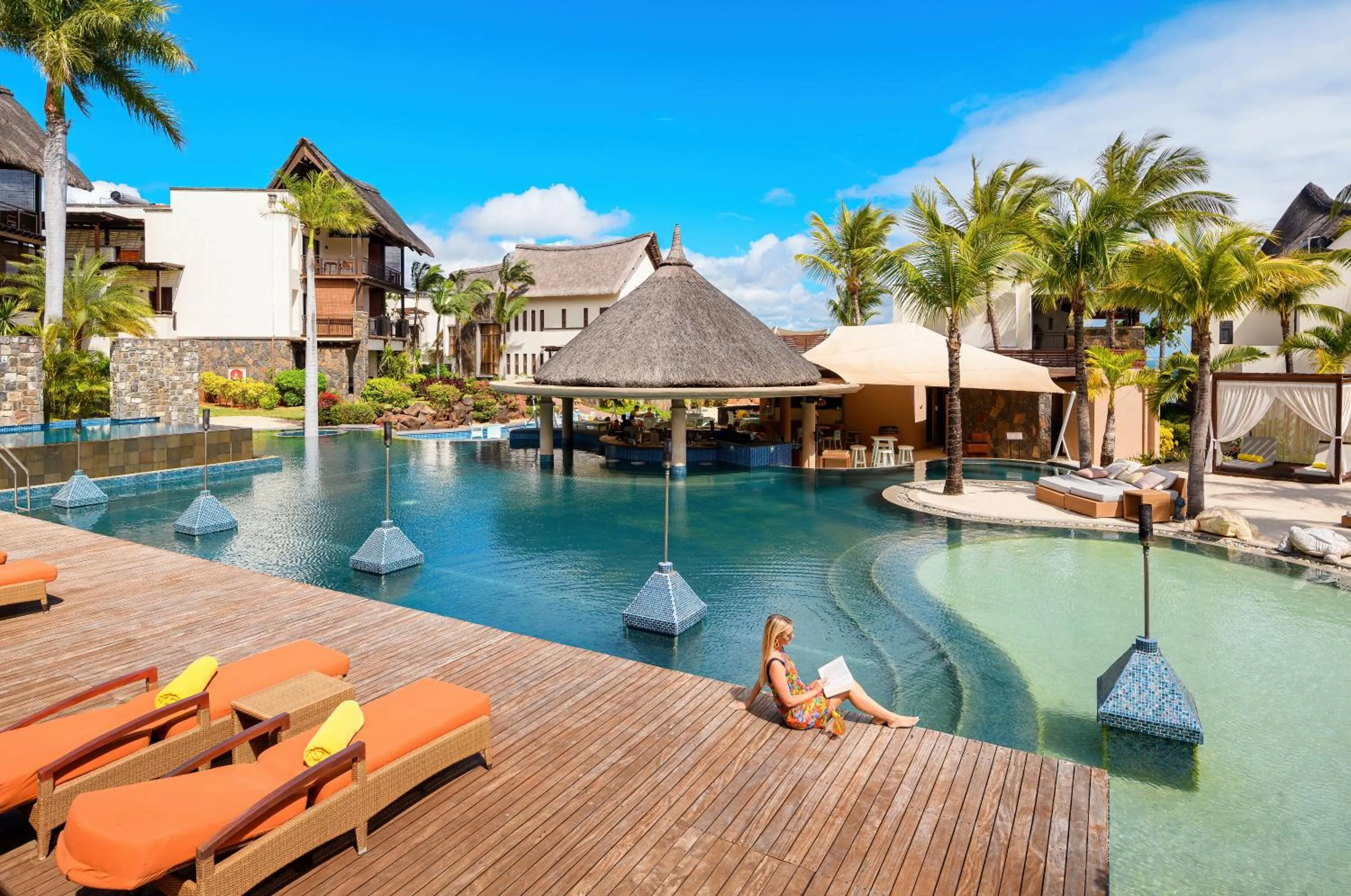 Pool view in Le Jadis Beach Resort & Wellness - Managed by Banyan Tree Hotels & Resorts