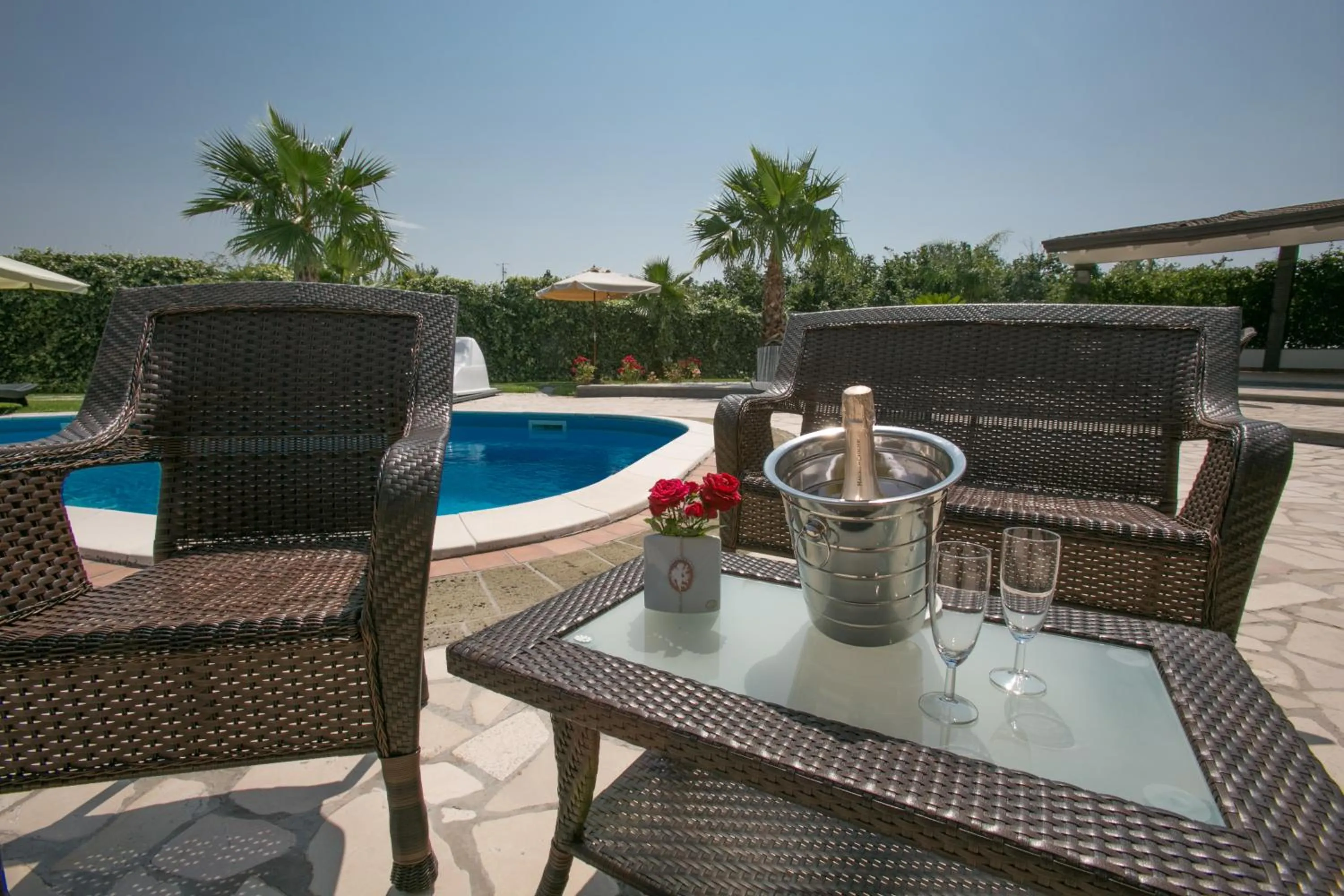 Swimming pool in Hotel la Fenice