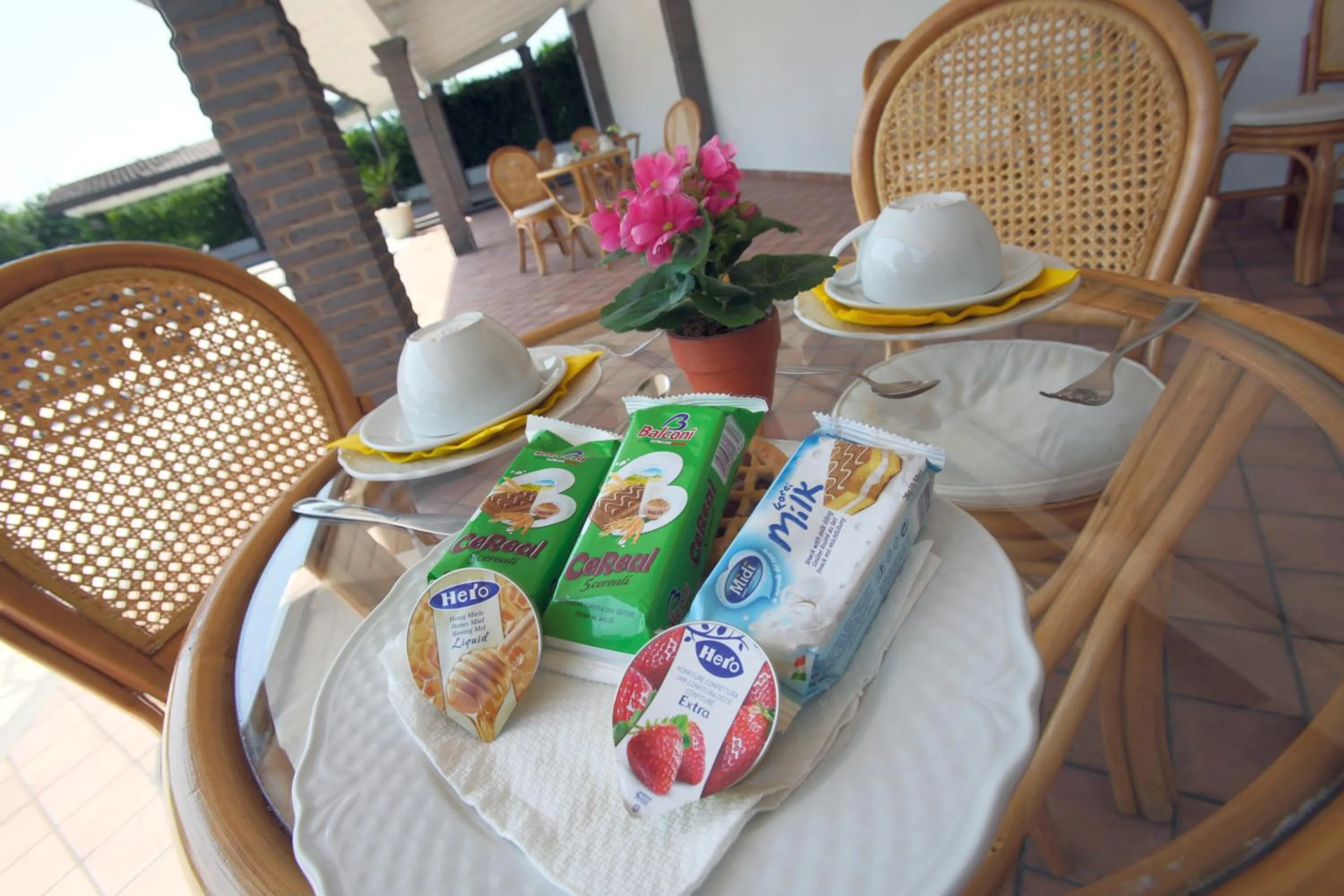 Food and drinks in Hotel la Fenice