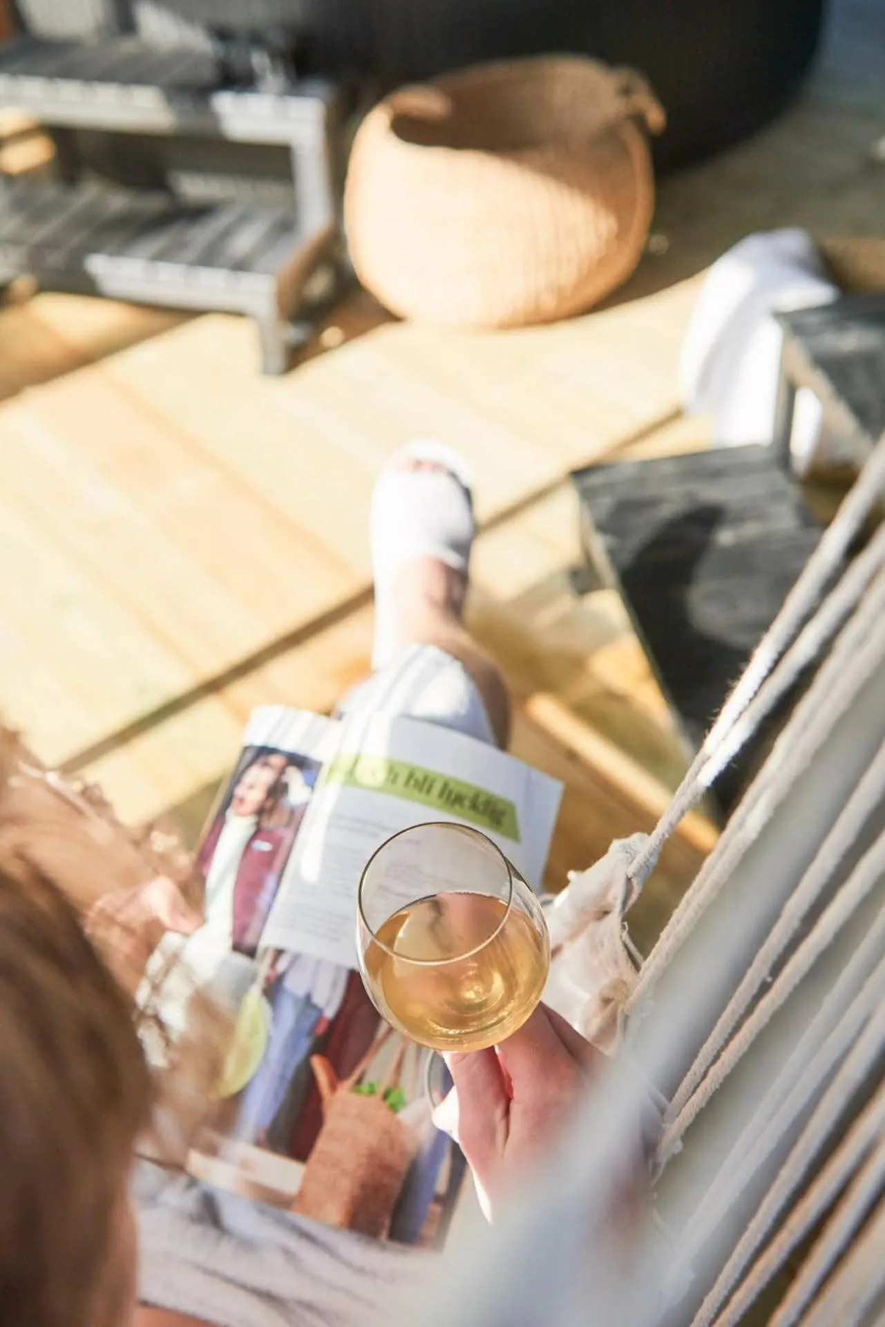 Pool view in Hotell Björkhaga