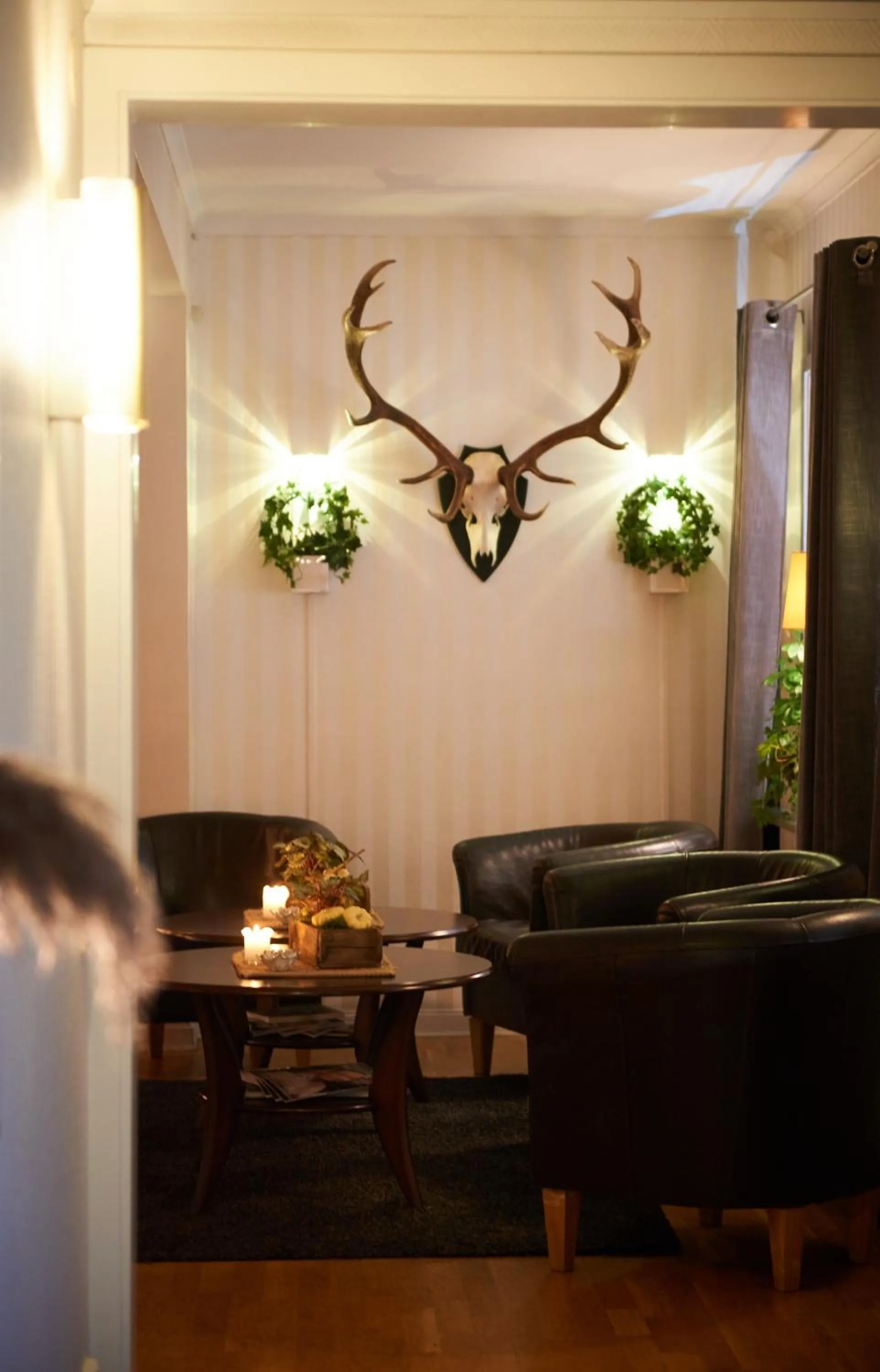 Lobby or reception in Hotell Björkhaga