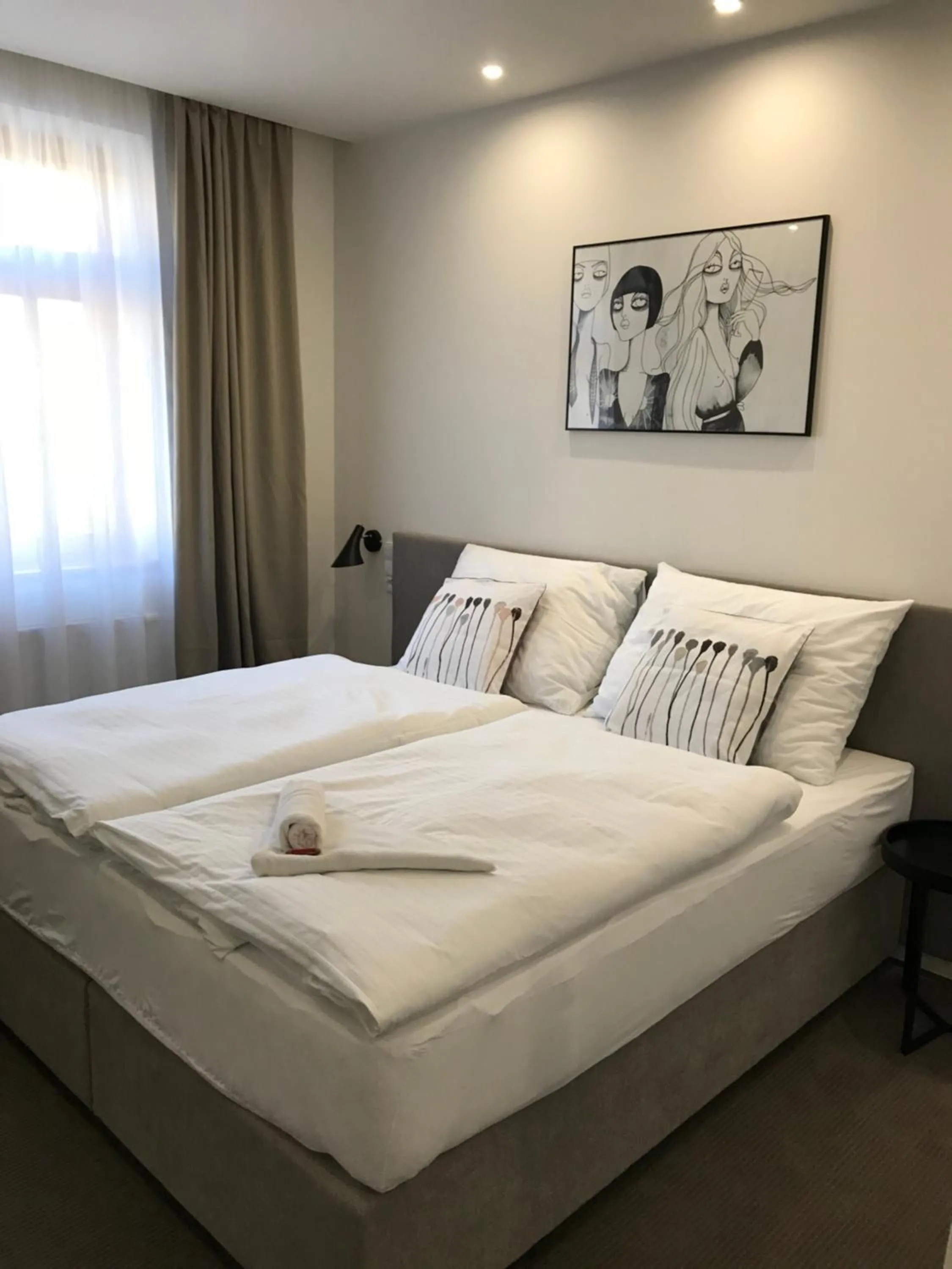 Bed in Rozmaryn Hotel B&B