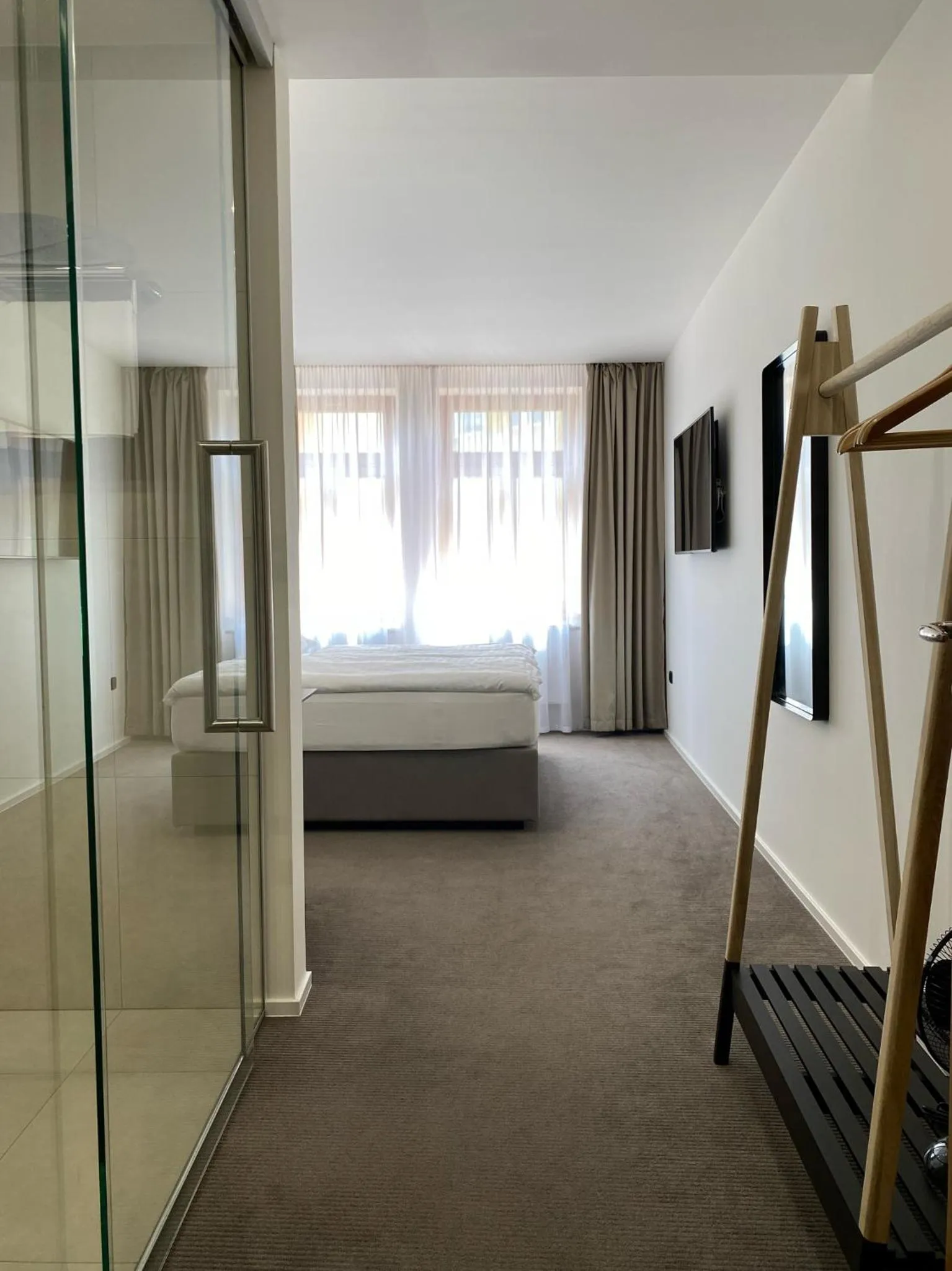 Living room, Bed in Rozmaryn Hotel B&B