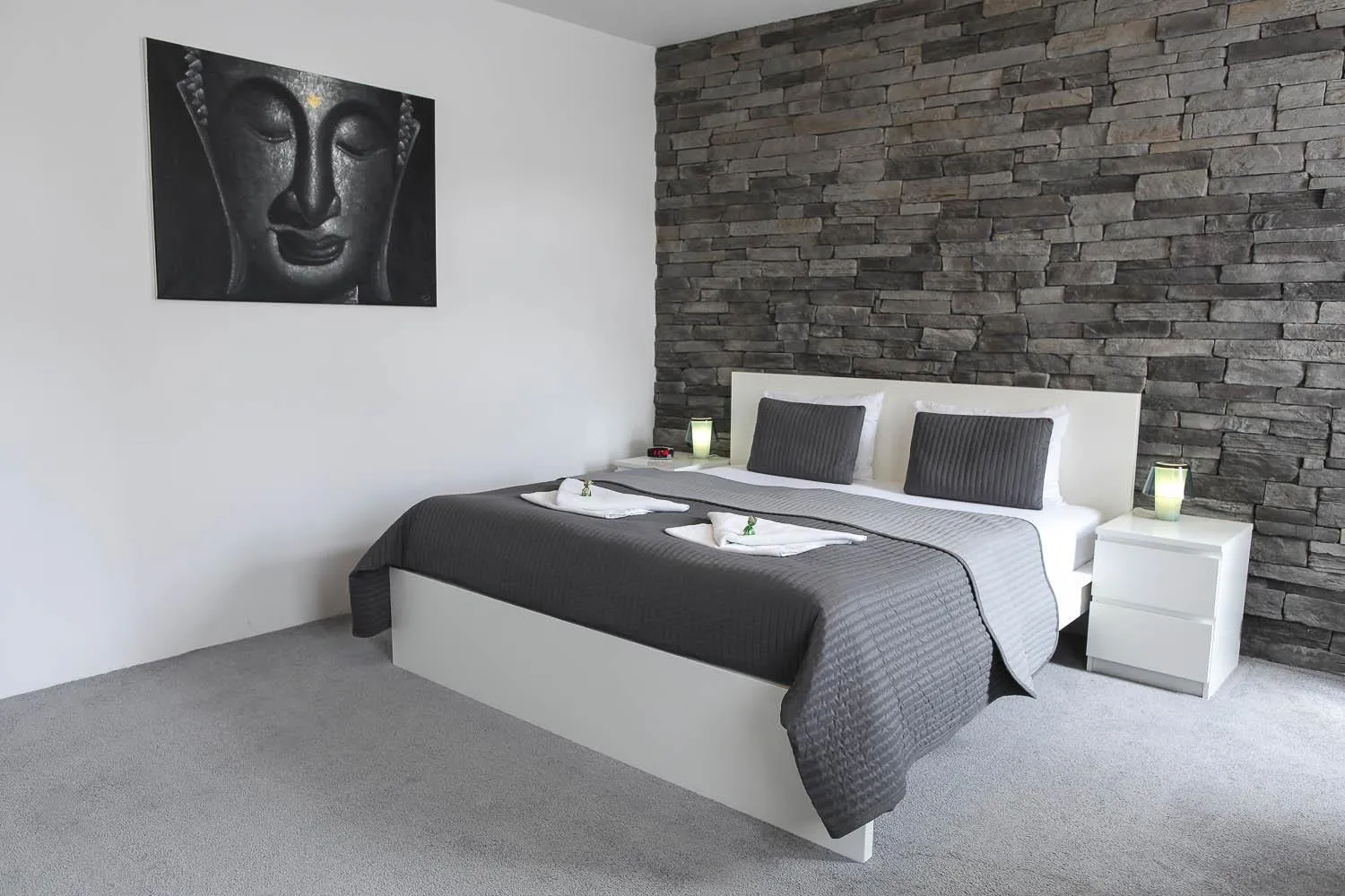 Bed in Rozmaryn Hotel B&B