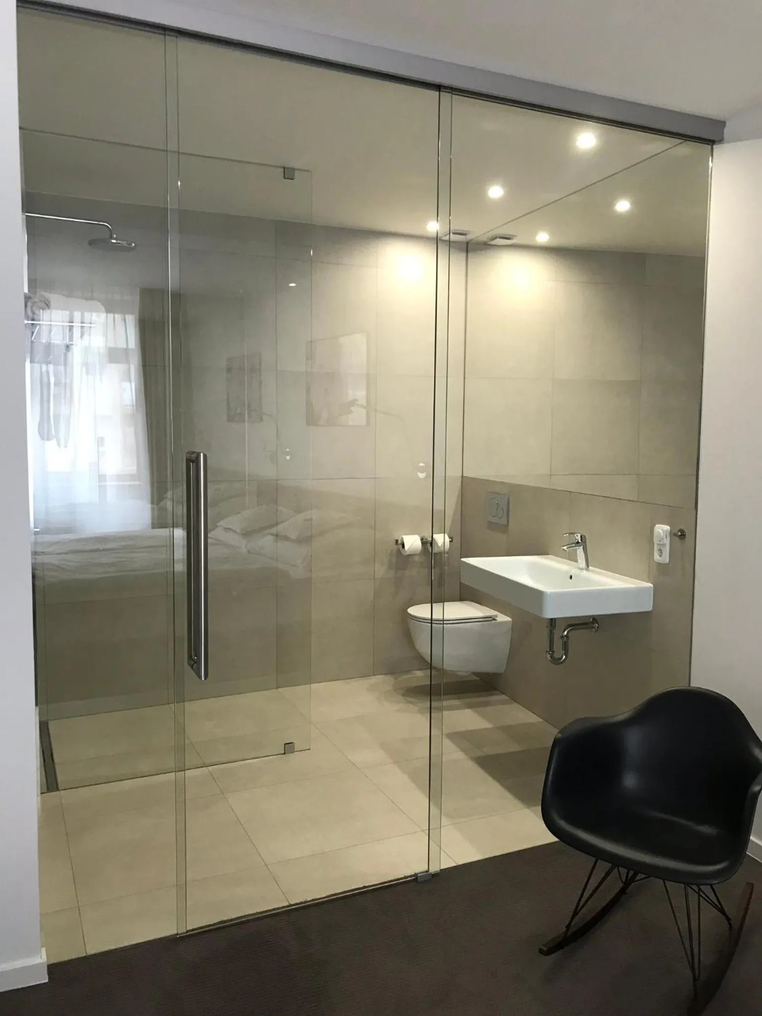 Shower in Rozmaryn Hotel B&B