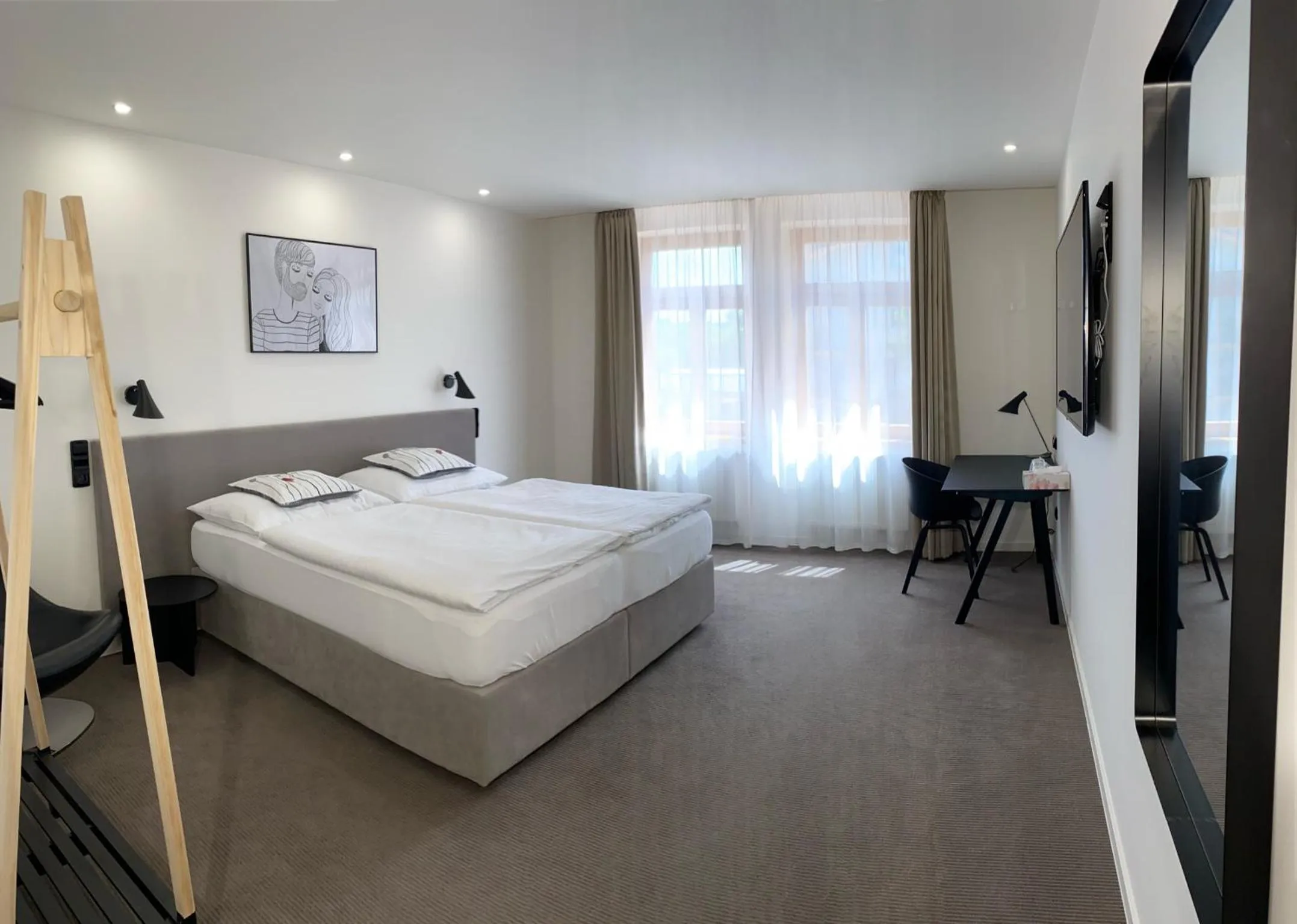 Bed in Rozmaryn Hotel B&B