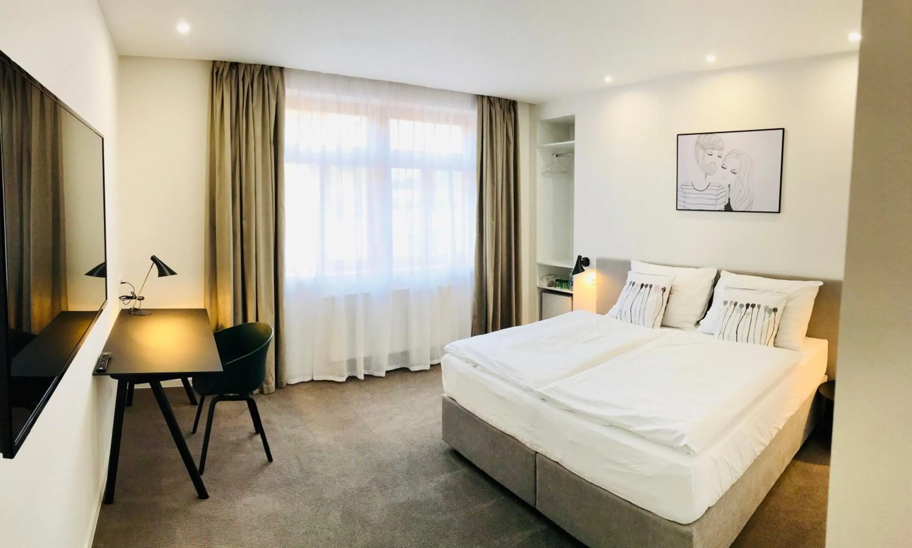 Bed in Rozmaryn Hotel B&B