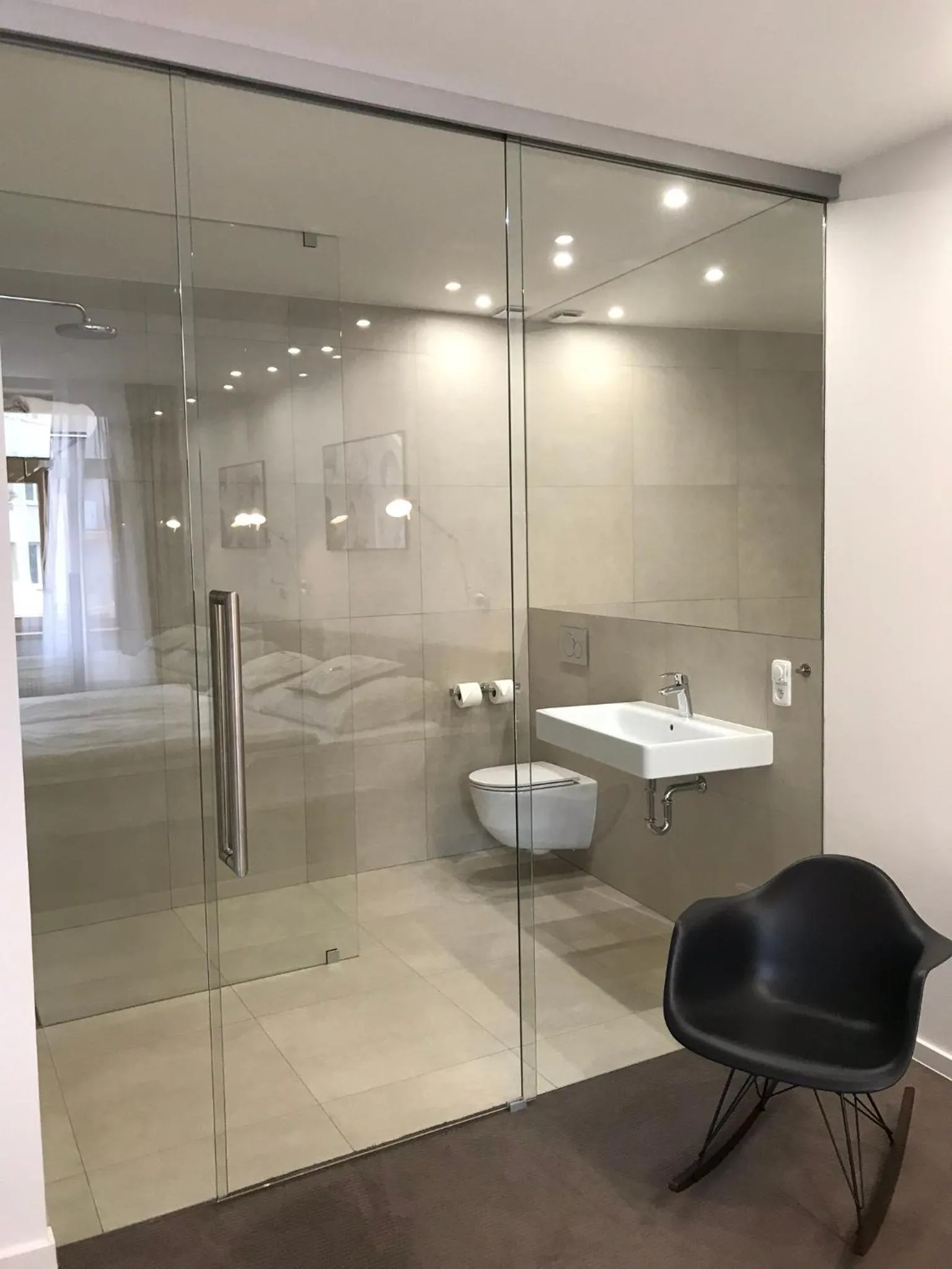 Shower in Rozmaryn Hotel B&B