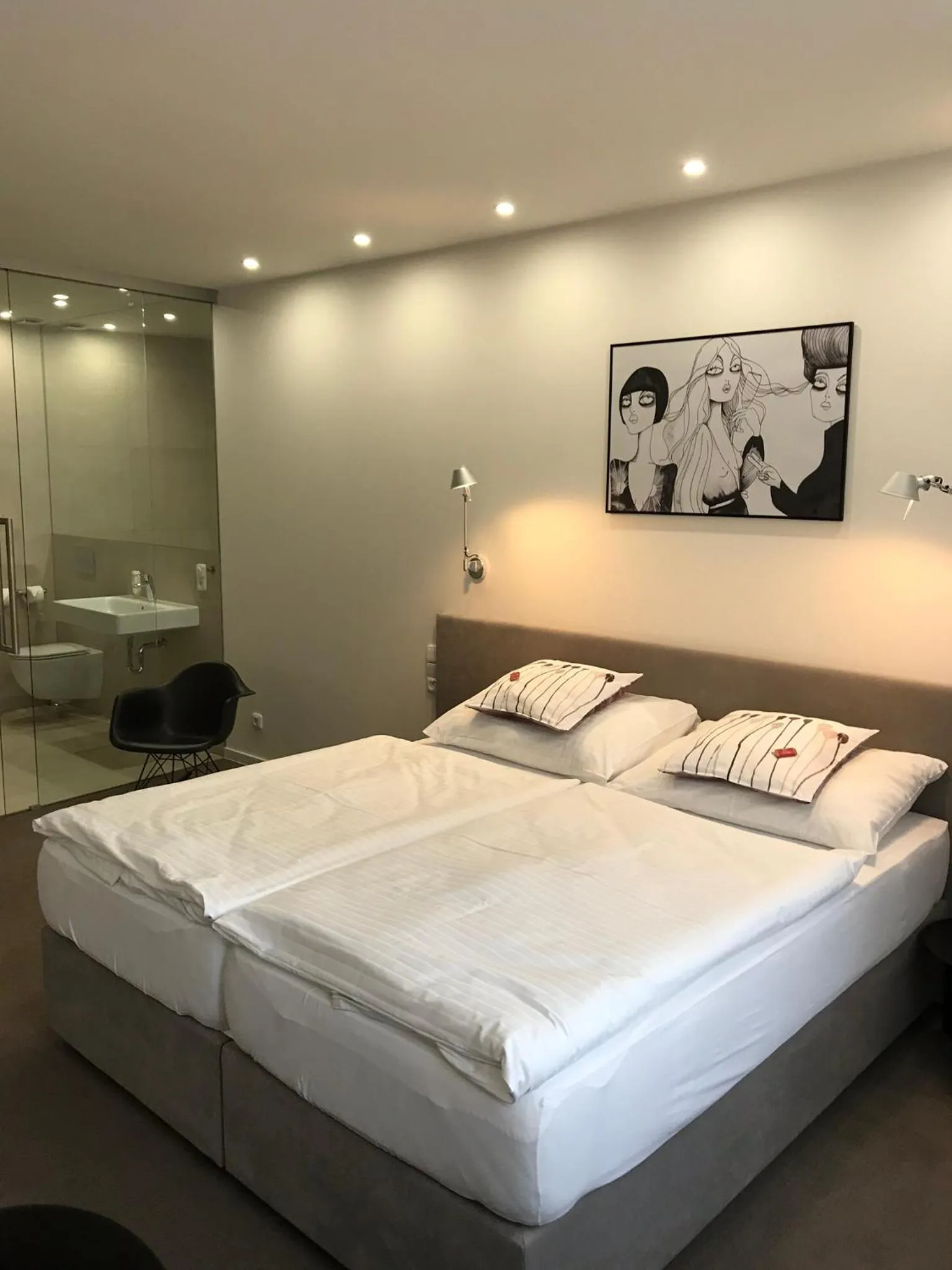 Bed in Rozmaryn Hotel B&B