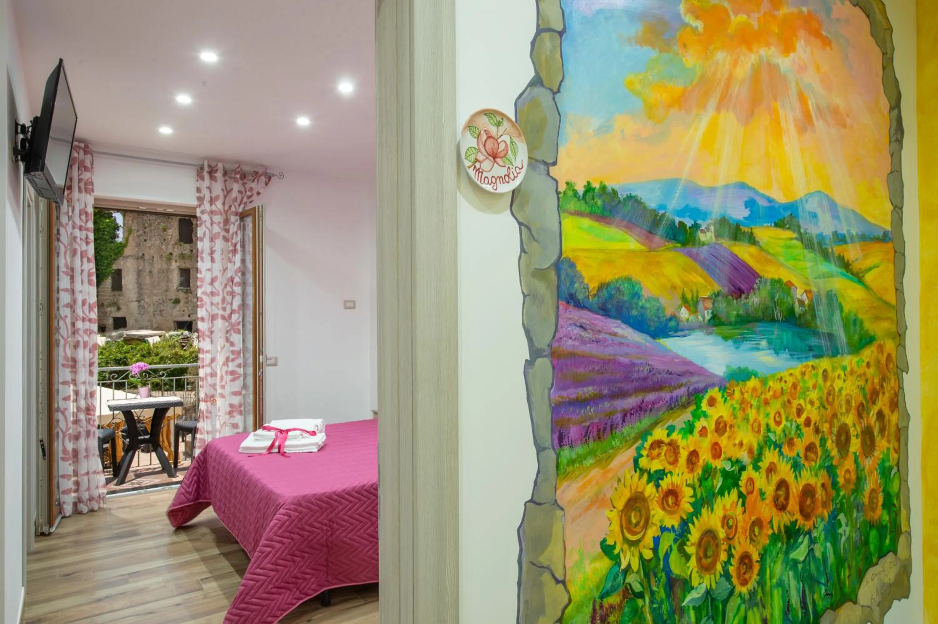Bedroom, Bed in B&B Il Girasole
