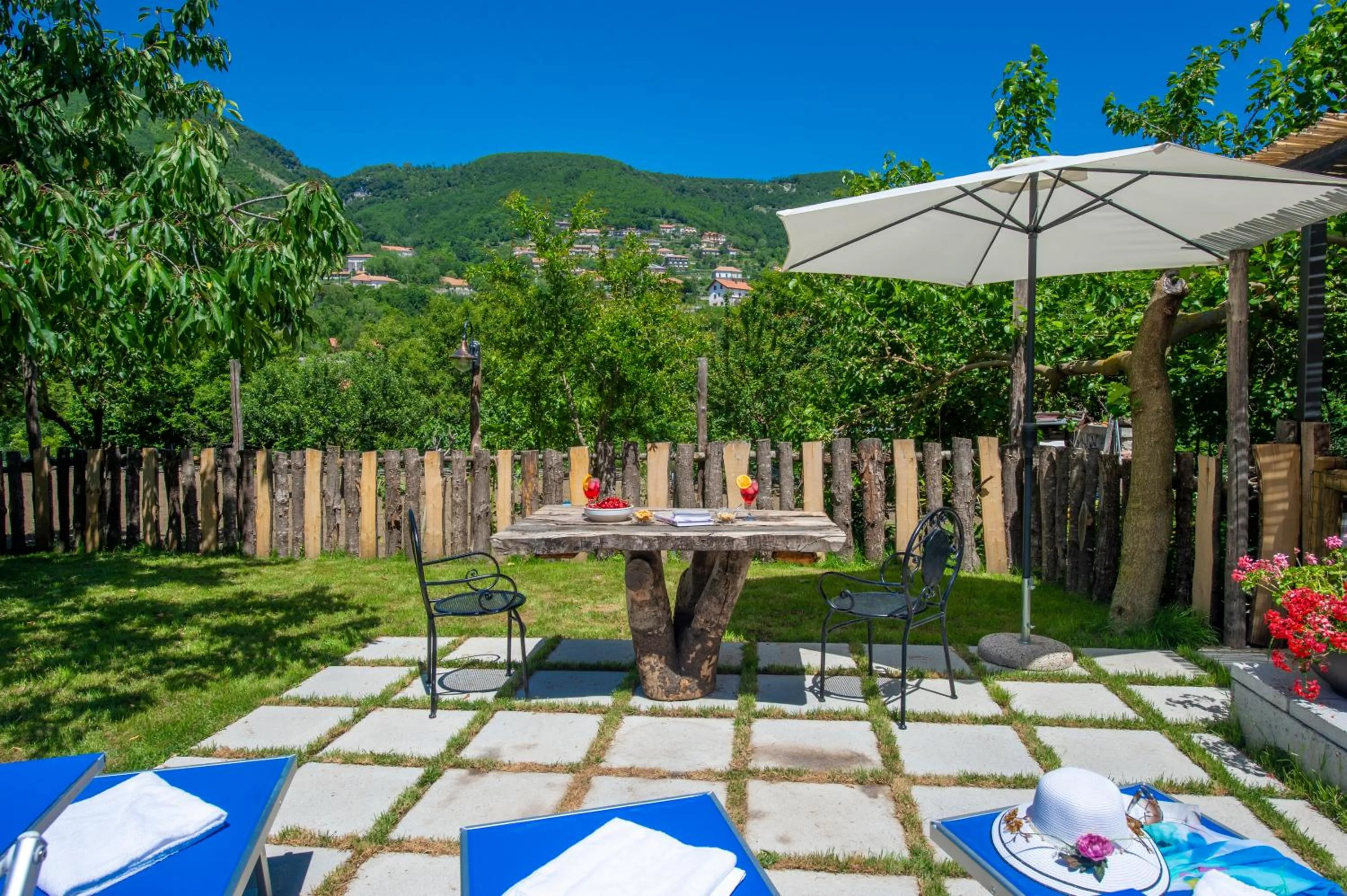 Garden in B&B Il Girasole