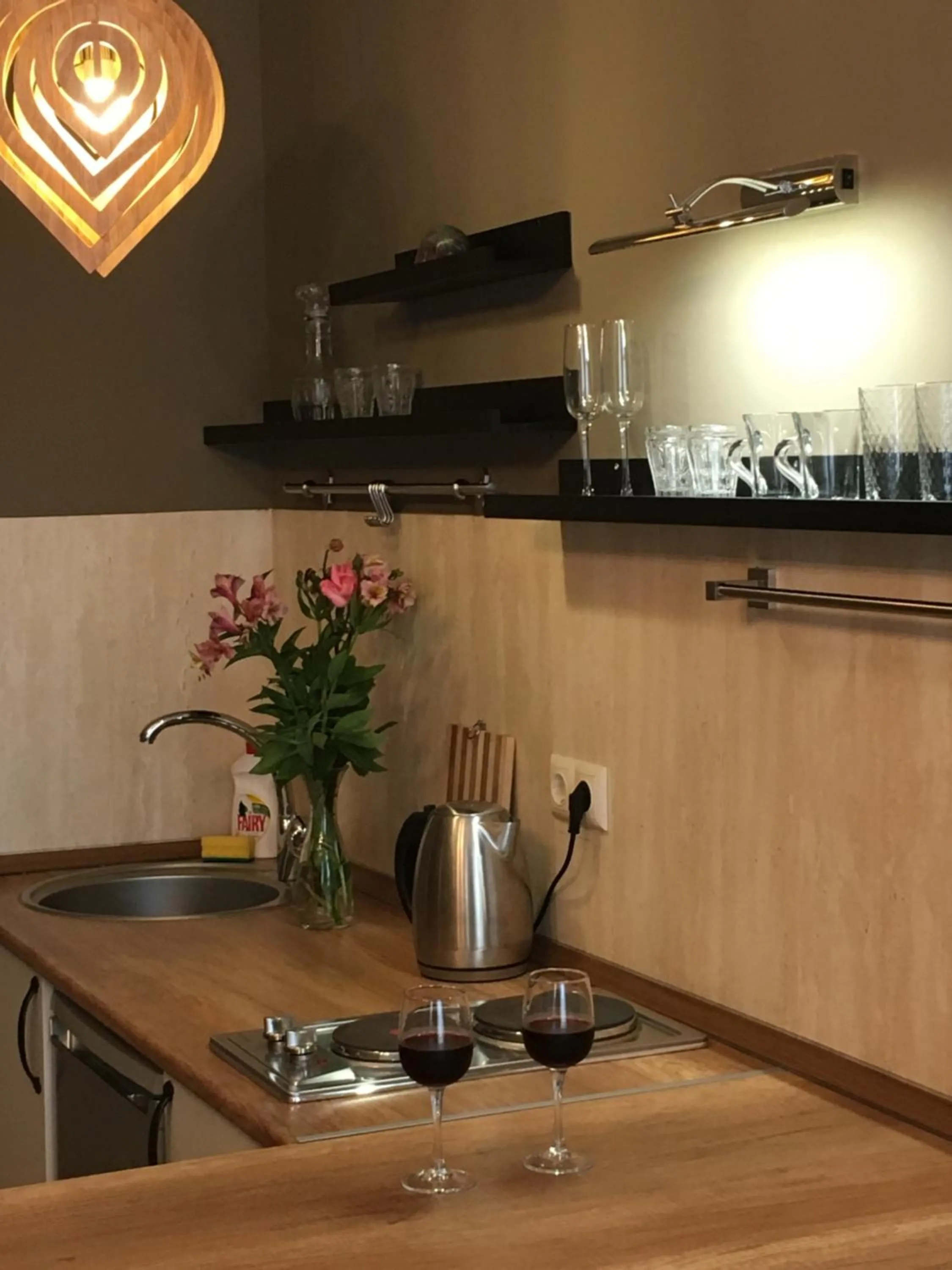 Kitchen or kitchenette in Hotel Belvedere