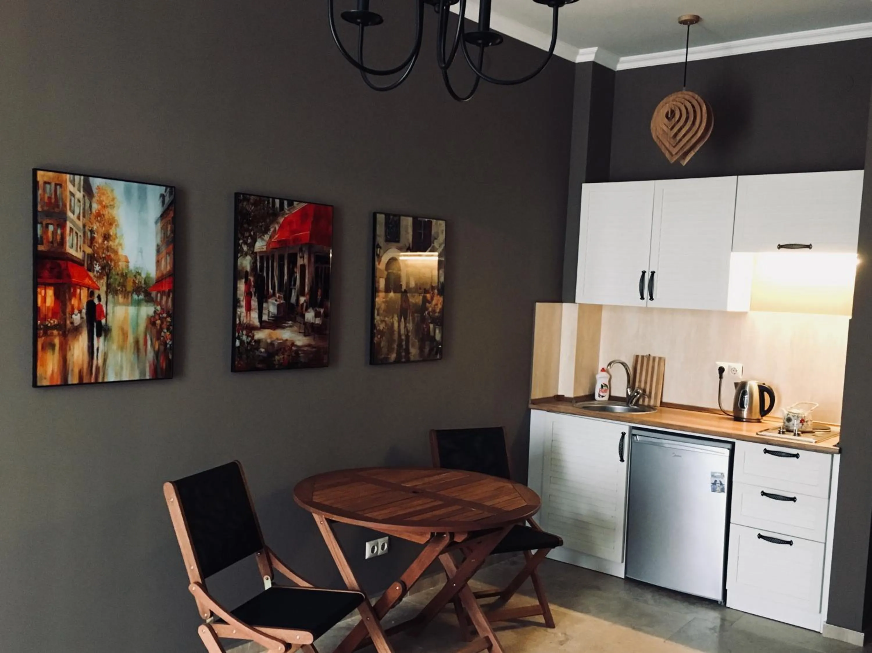 Kitchen or kitchenette in Hotel Belvedere