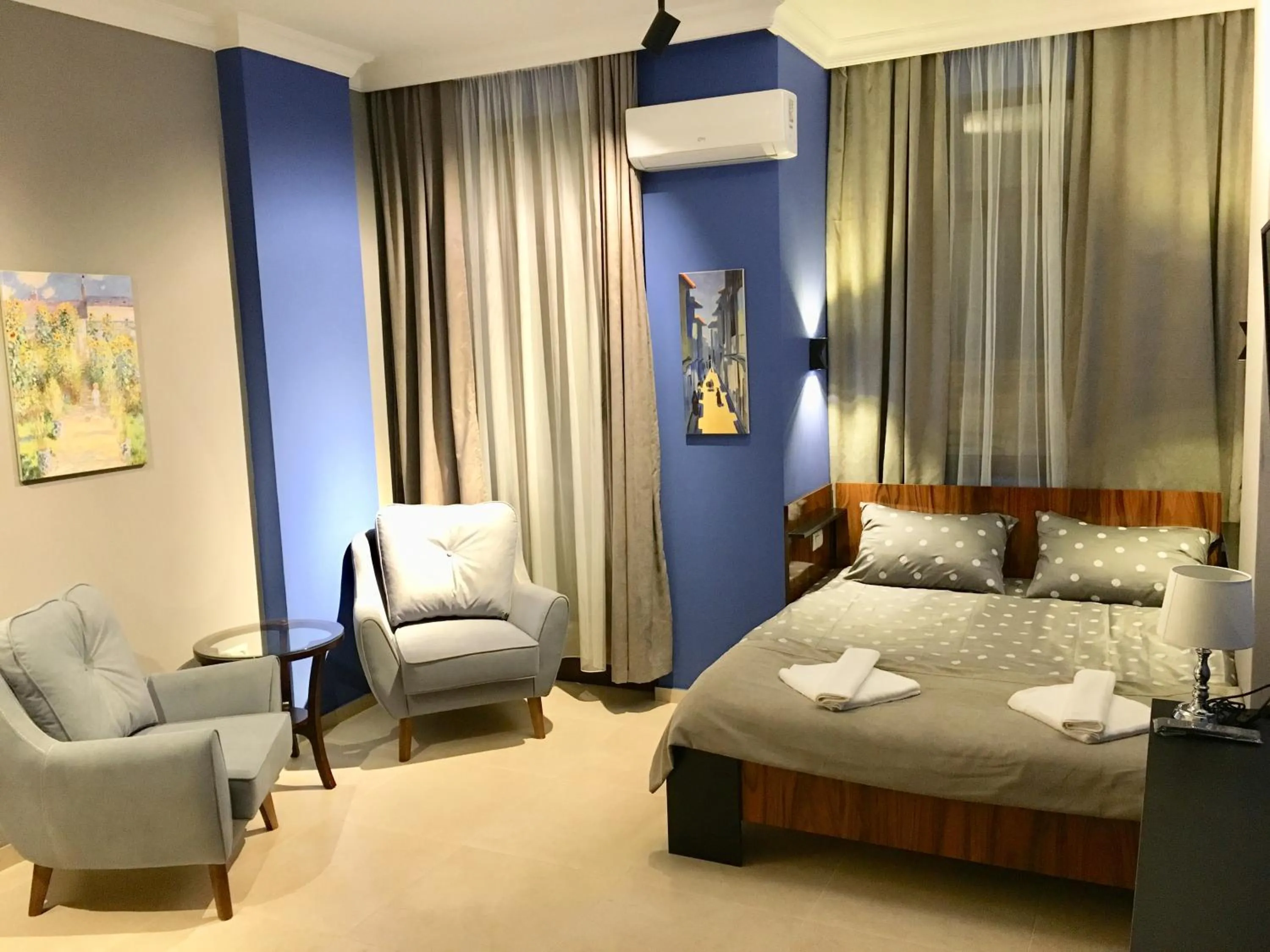 Bed in Hotel Belvedere