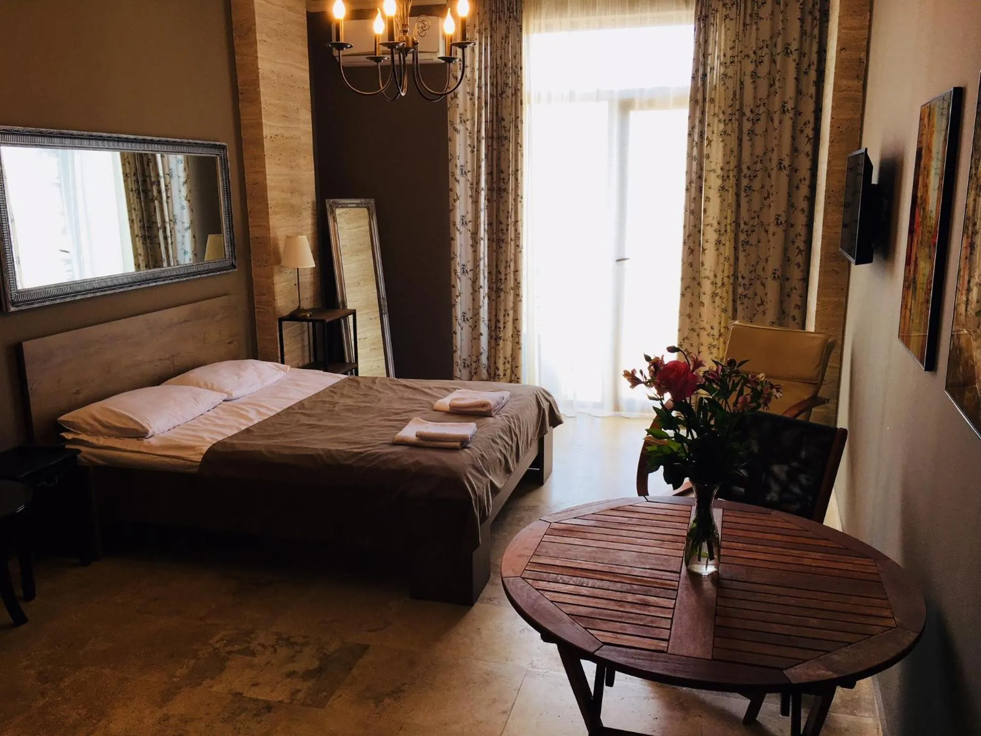 Bed in Hotel Belvedere