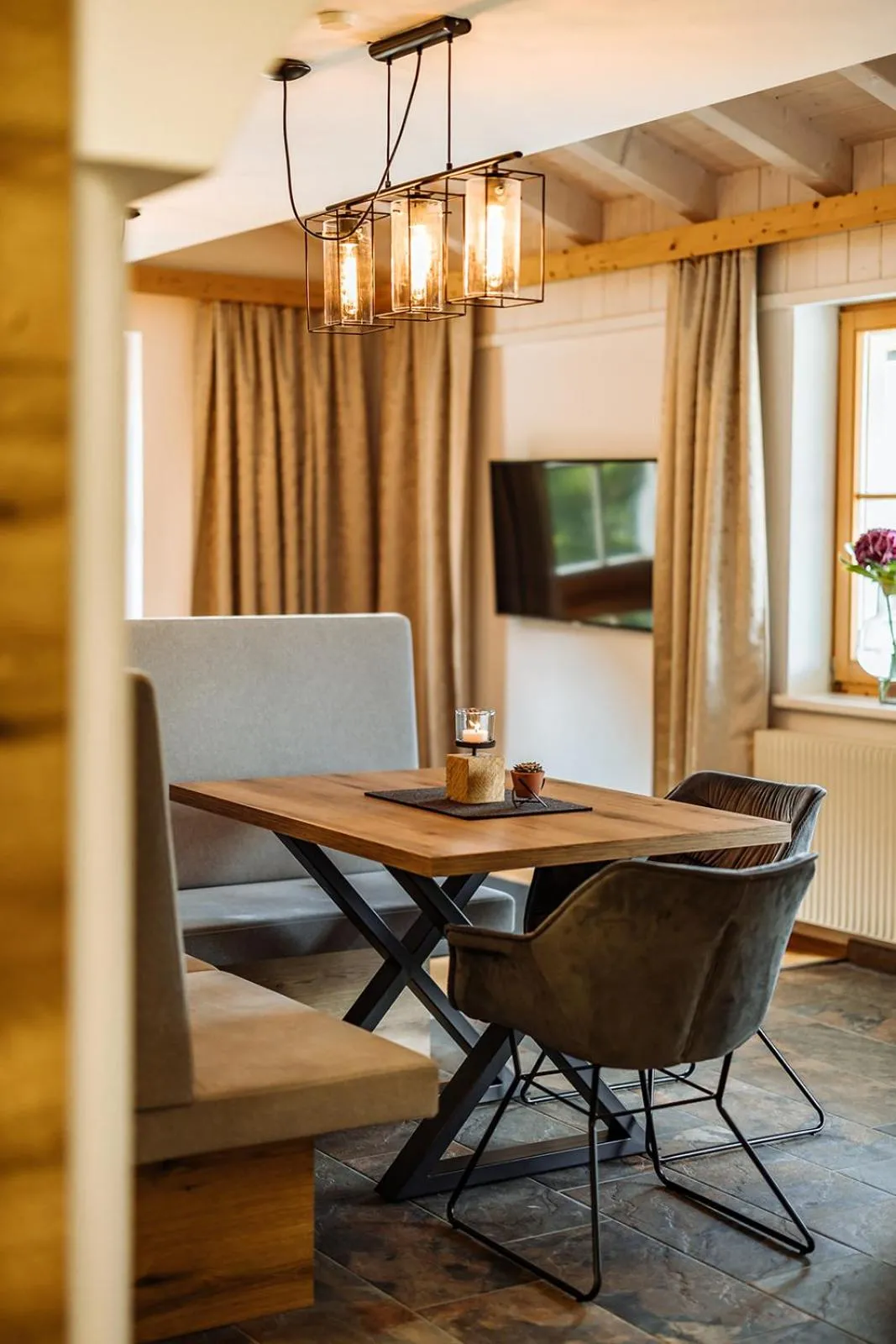 Dining area in Appartements Gladbach