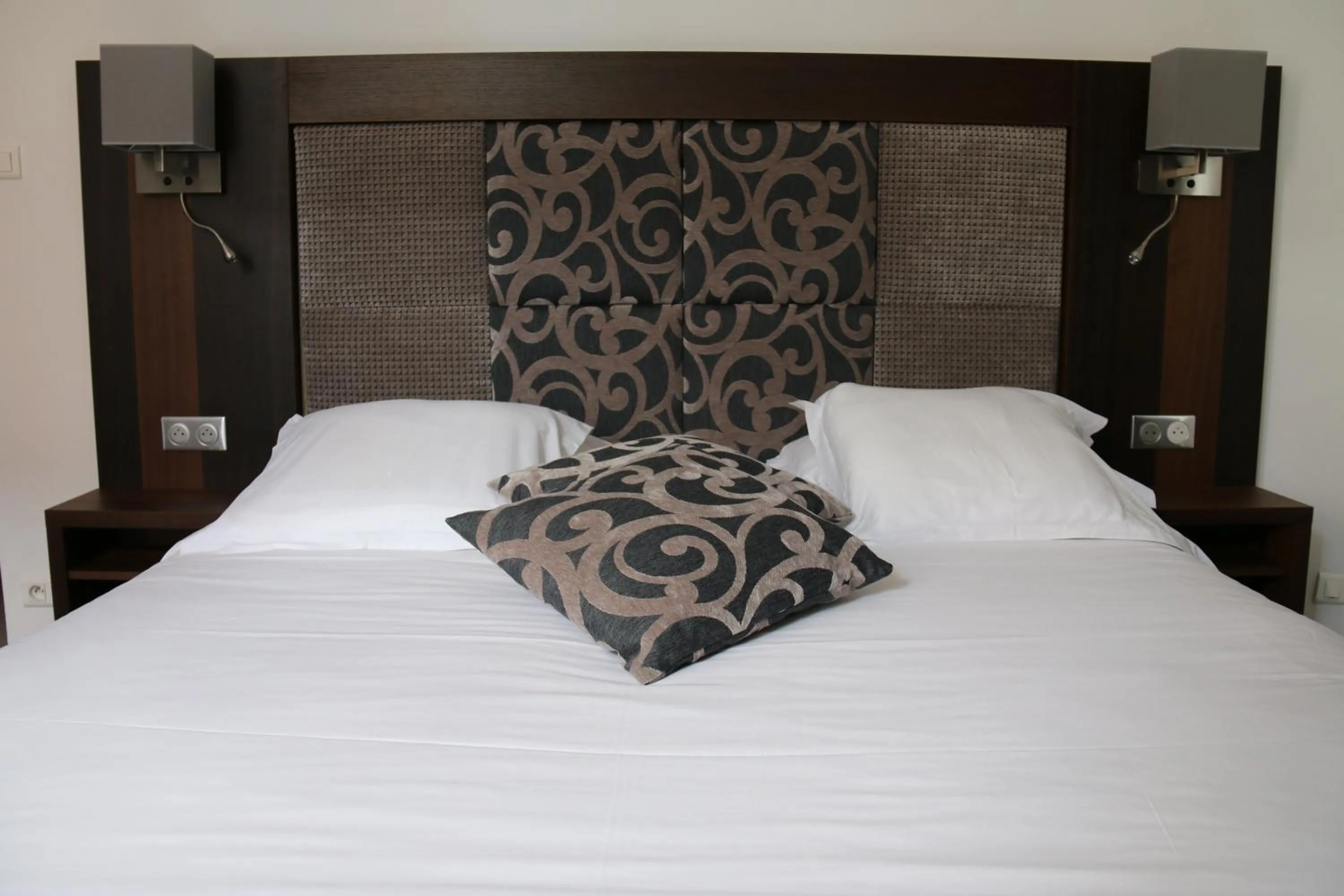 Decorative detail, Bed in Hotel B Lodge