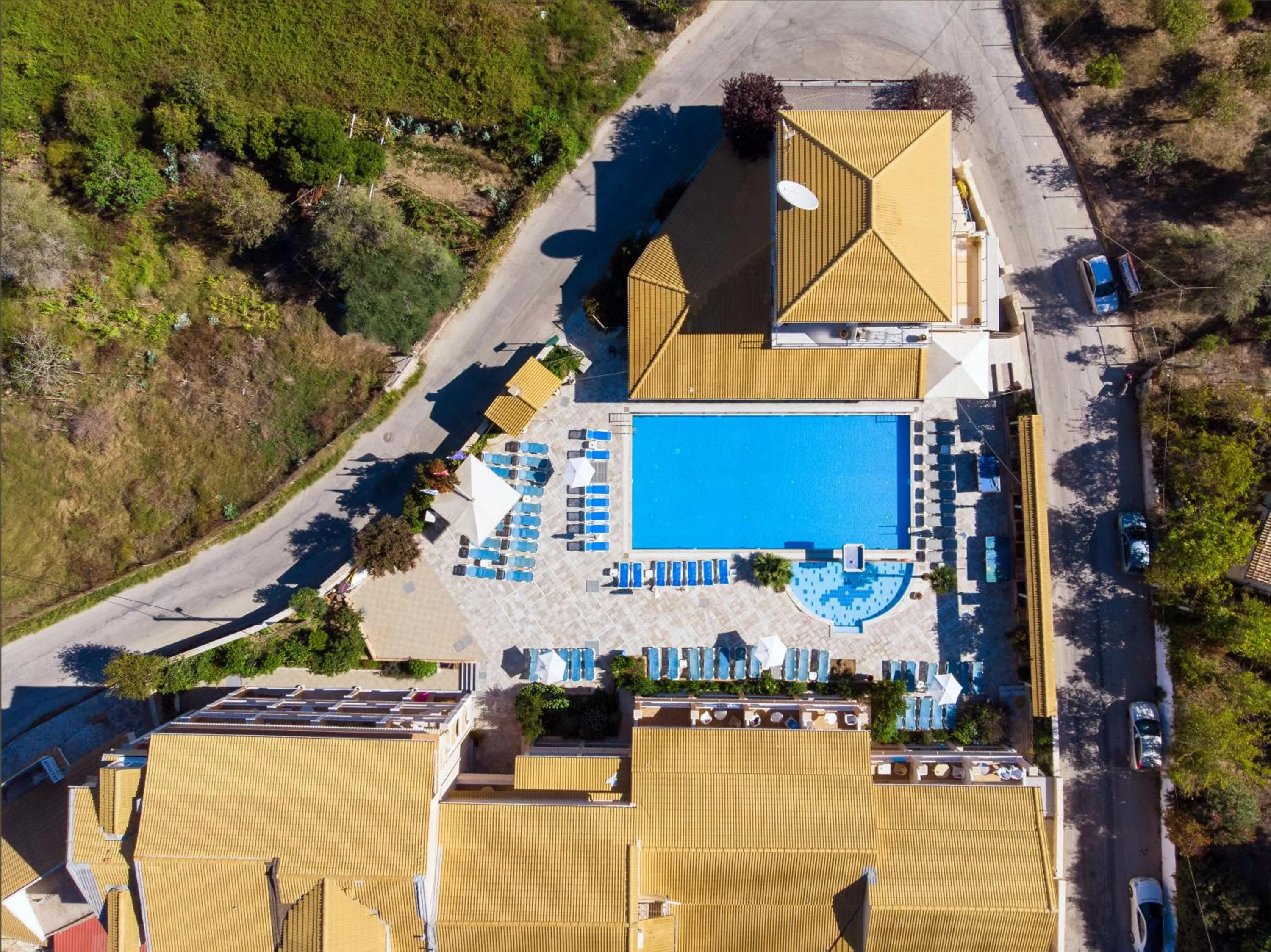 Bird's eye view in Kavos Plaza Hotel