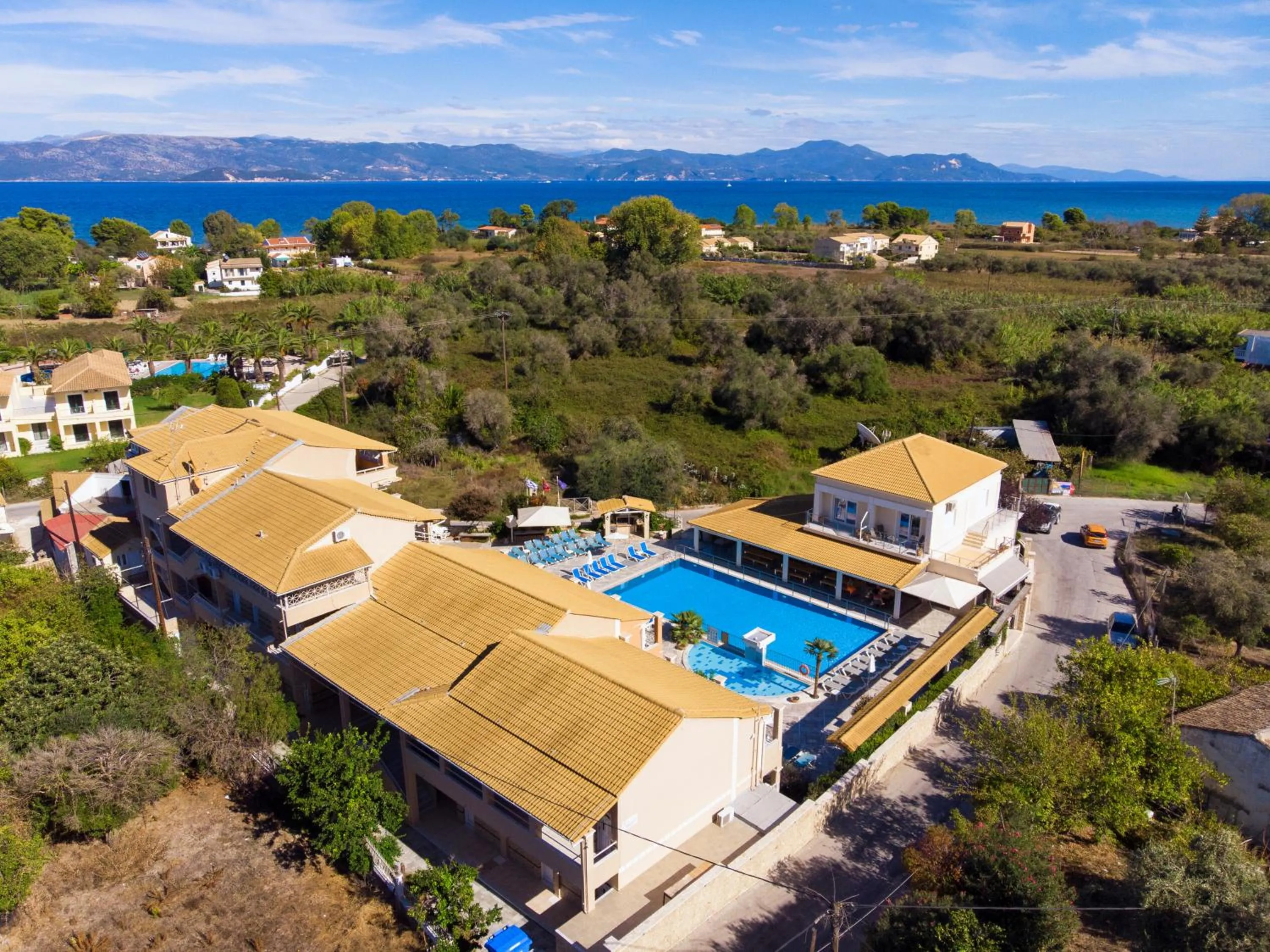 Bird's eye view in Kavos Plaza Hotel