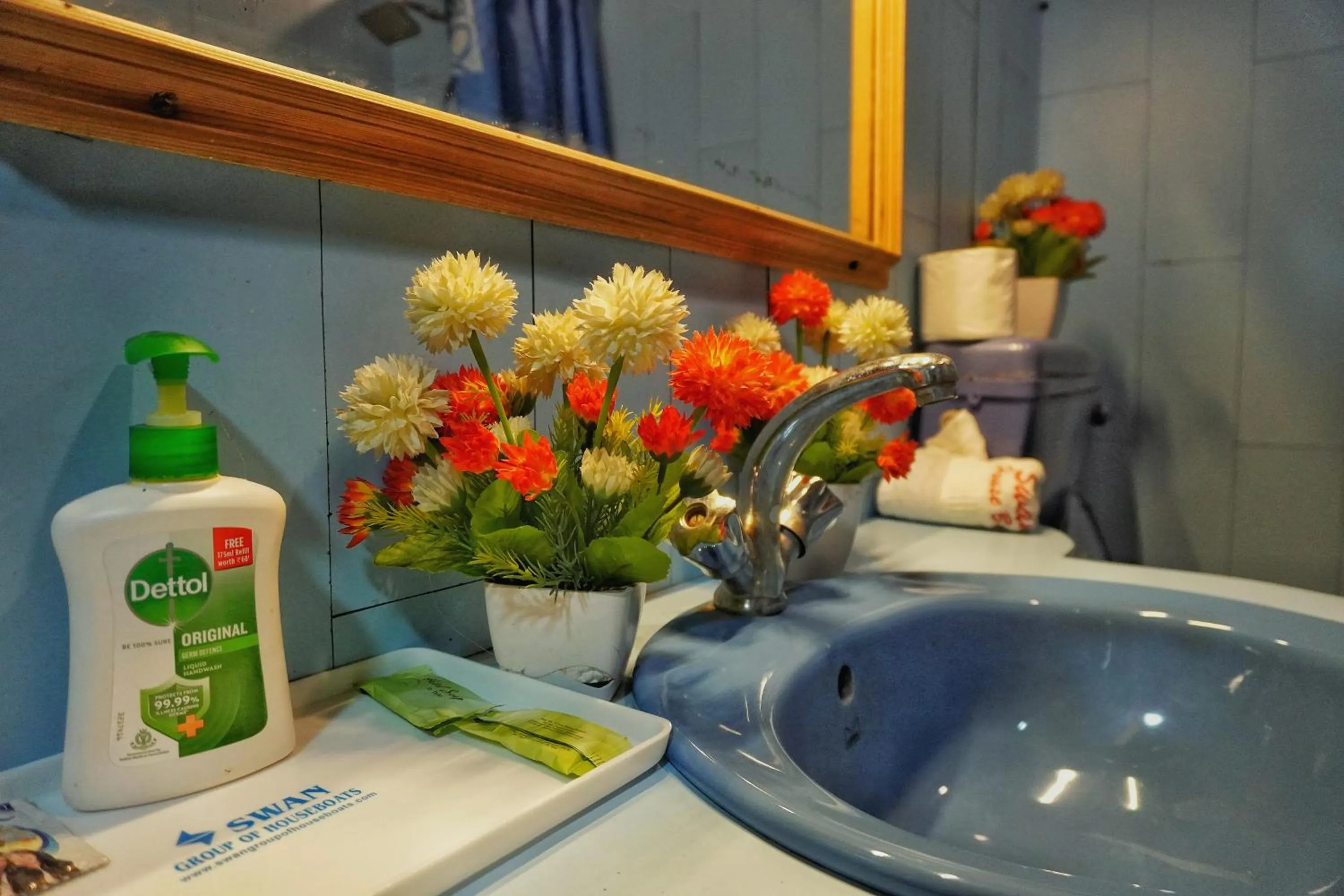 Bathroom in Swan Group of Houseboats, Golden Dal Lake