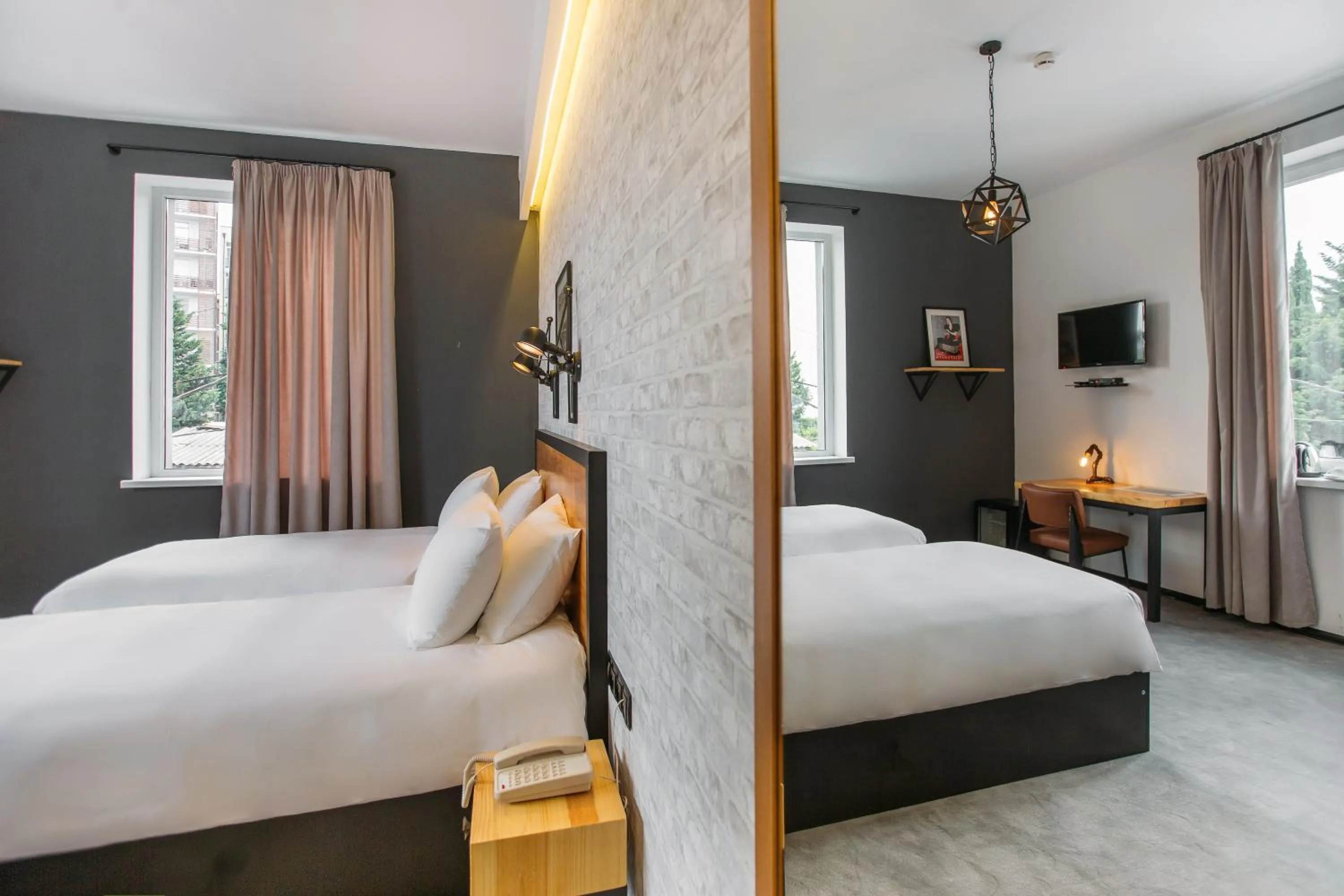 Bed in Timber Boutique Hotel