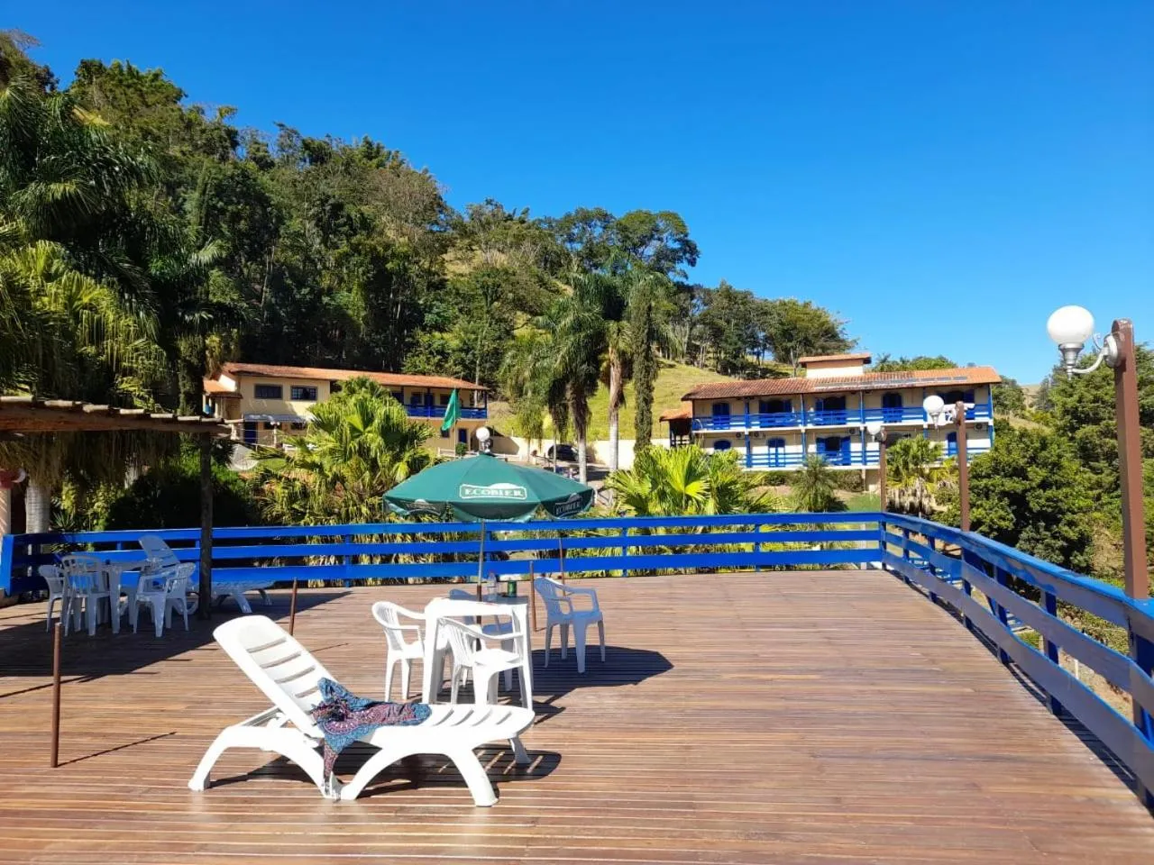 Pool view in Hotel Fazenda Village Montana