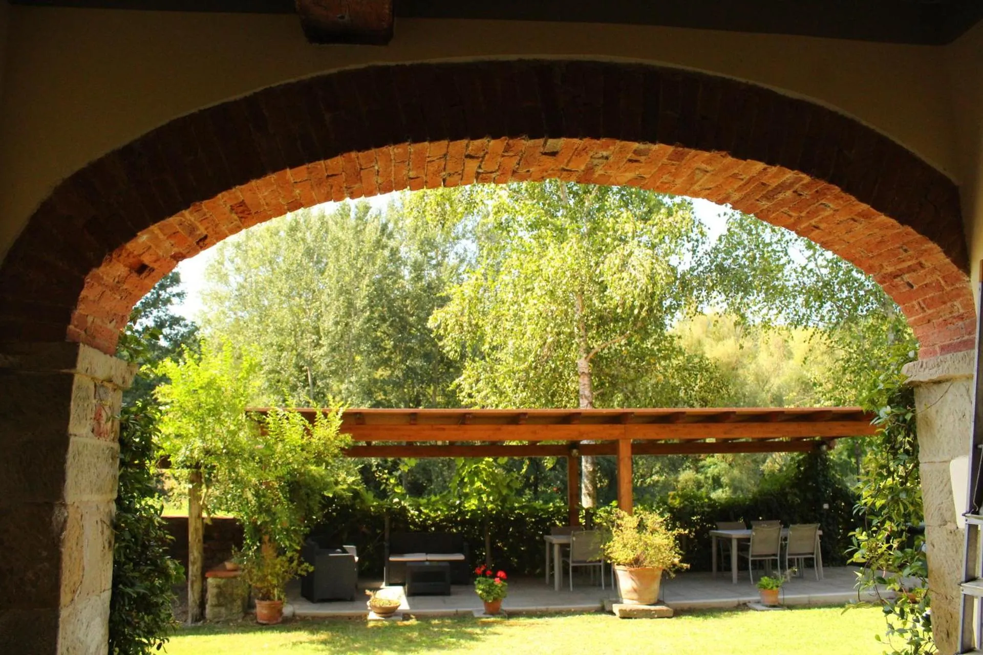 Garden view in Il Casolare