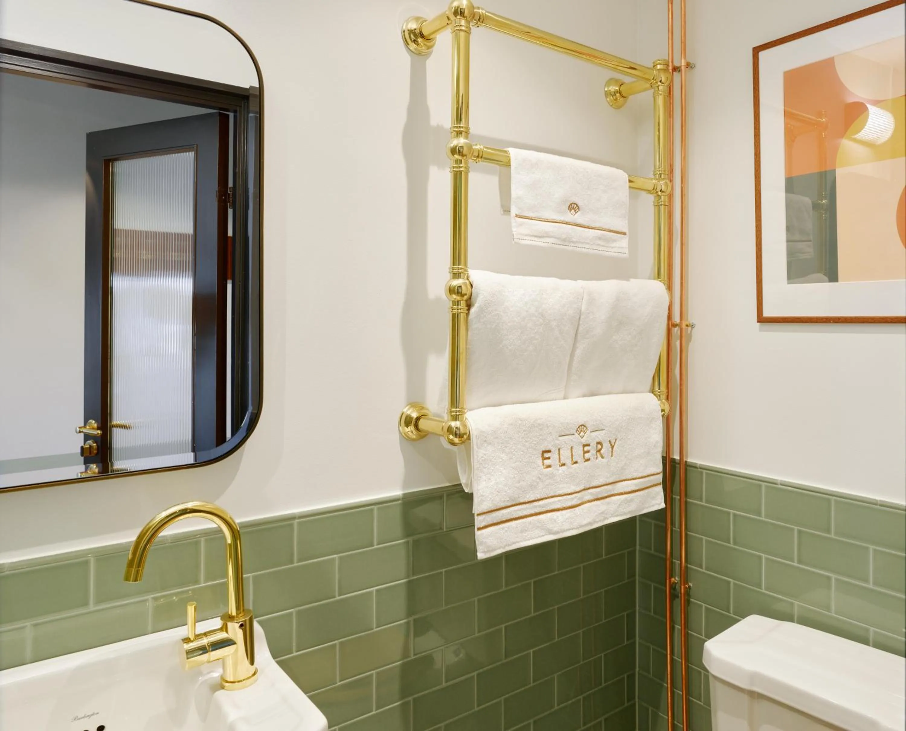 Toilet in Ellery Beach House