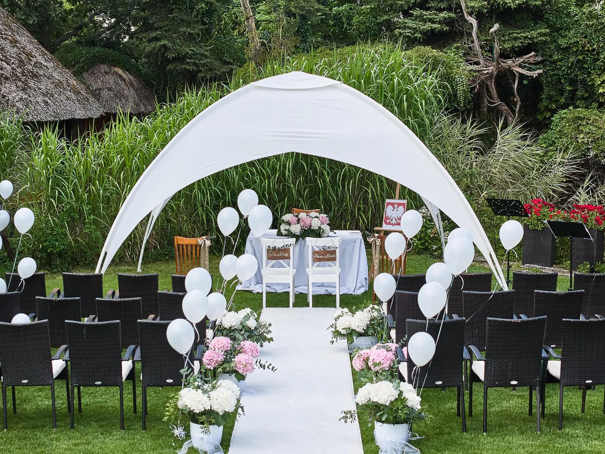 Garden in Hotel Jaśmin