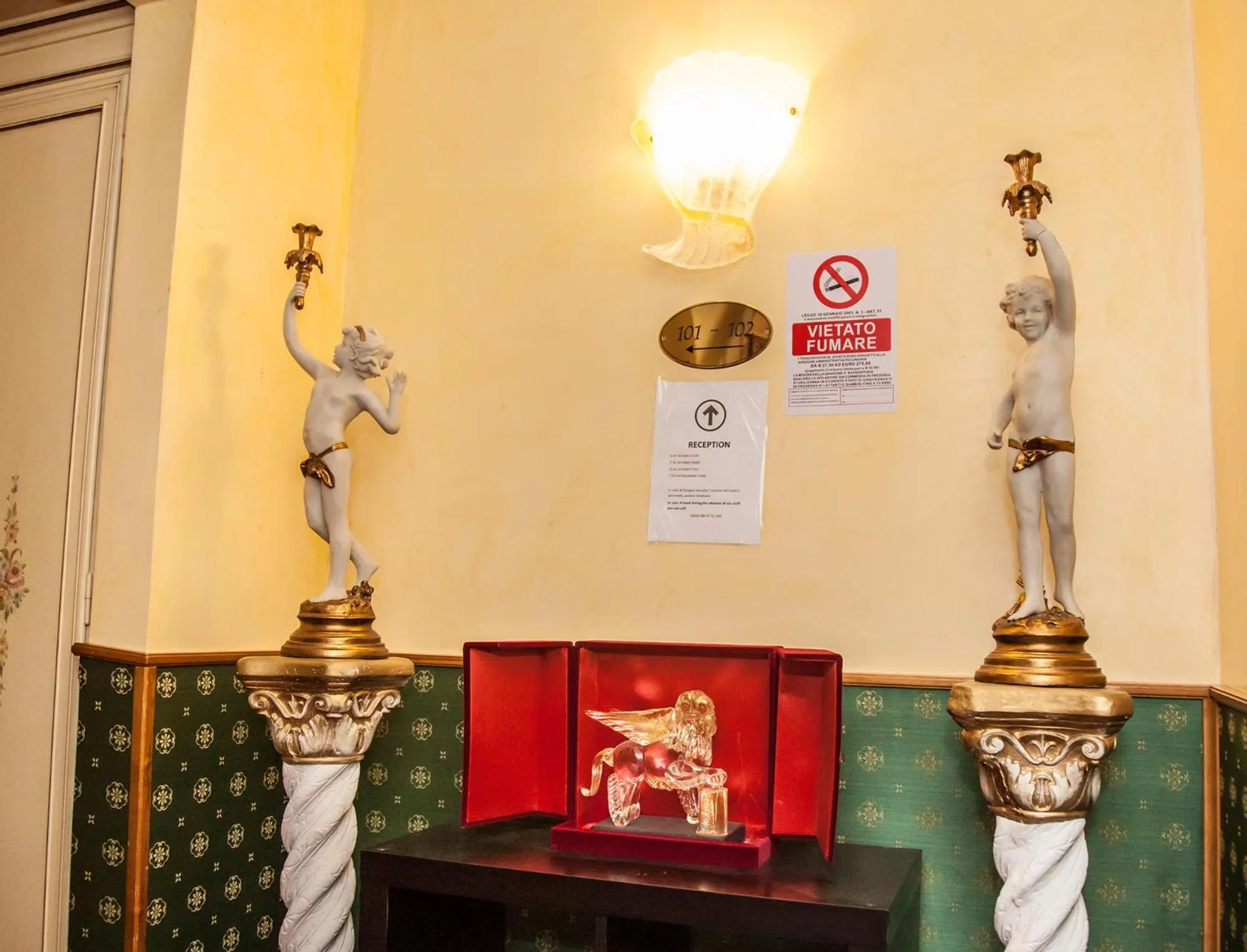 Lobby or reception in Residenza La Campana