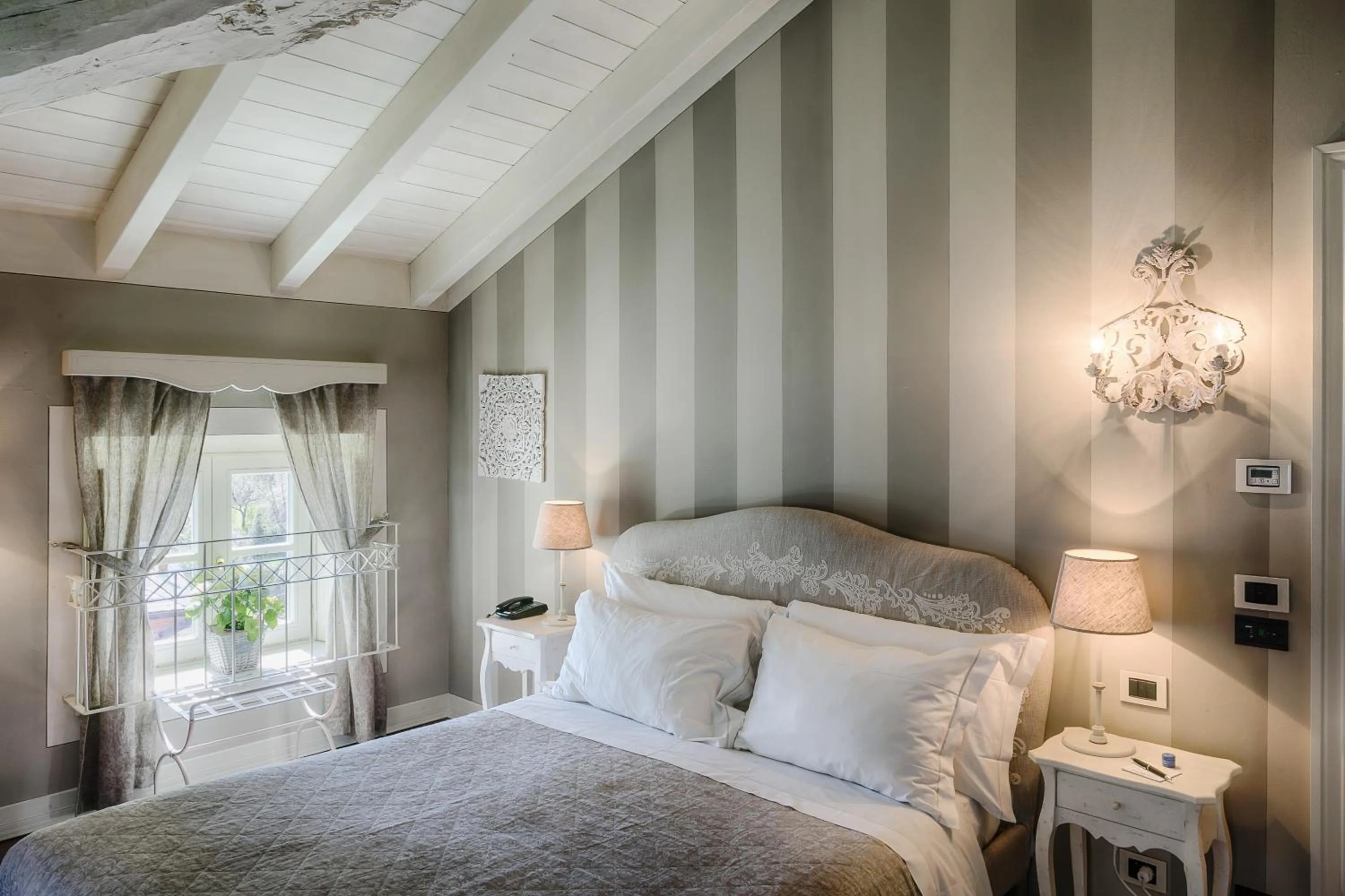 Bed in Relais Villa Vittoria