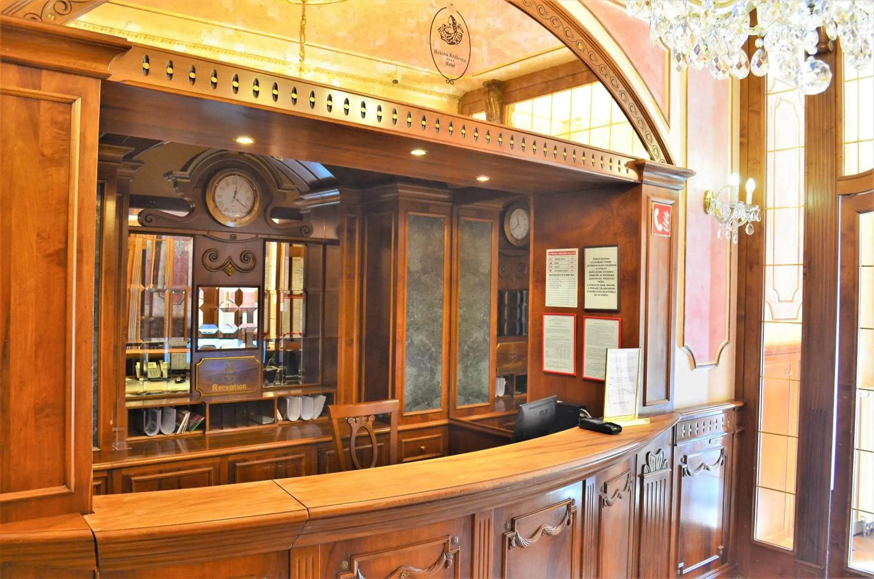 Lobby or reception in Hotel Renesance Krasna Kralovna Lobby or reception in Hotel Renesance Krasna Kralovna