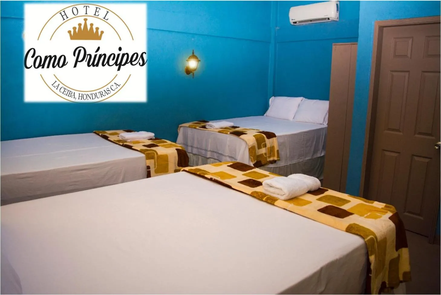Bed in Hotel Como Principes