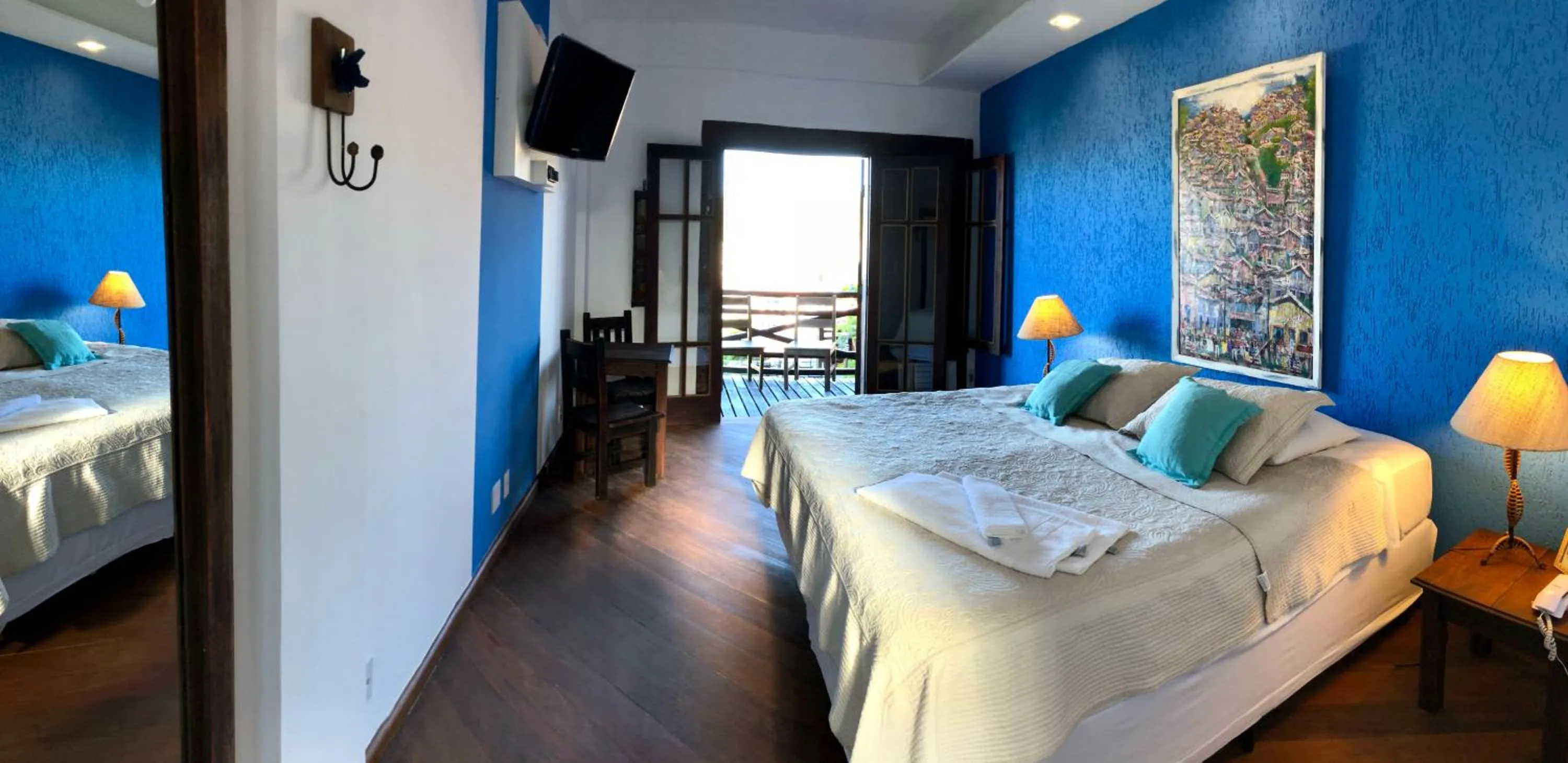 Bed in Pousada Caminho do Sol