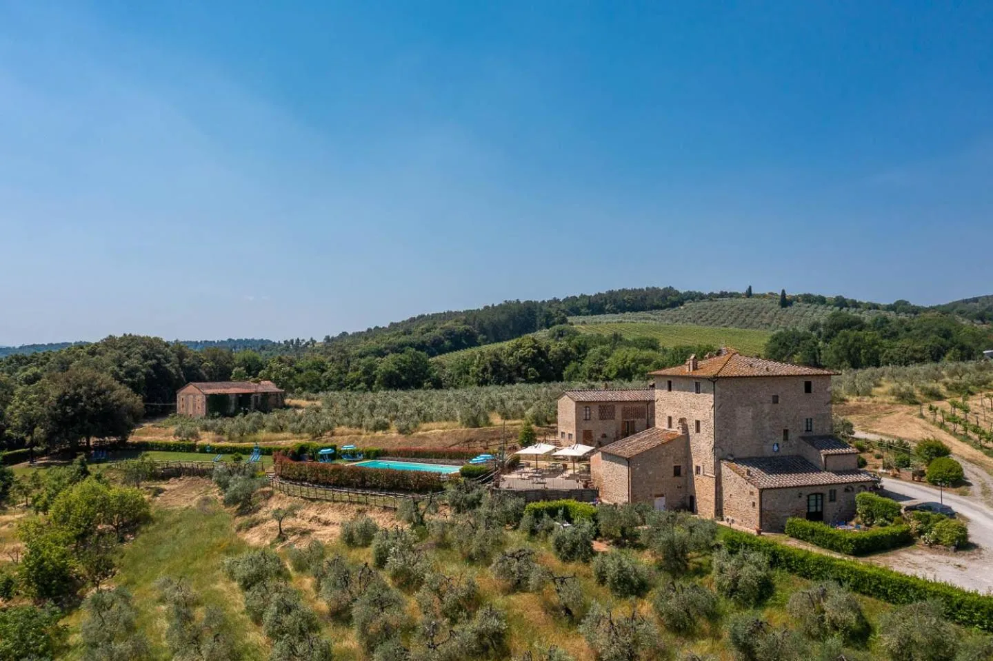 Bird's eye view in Agriturismo Il Casolare Di Bucciano